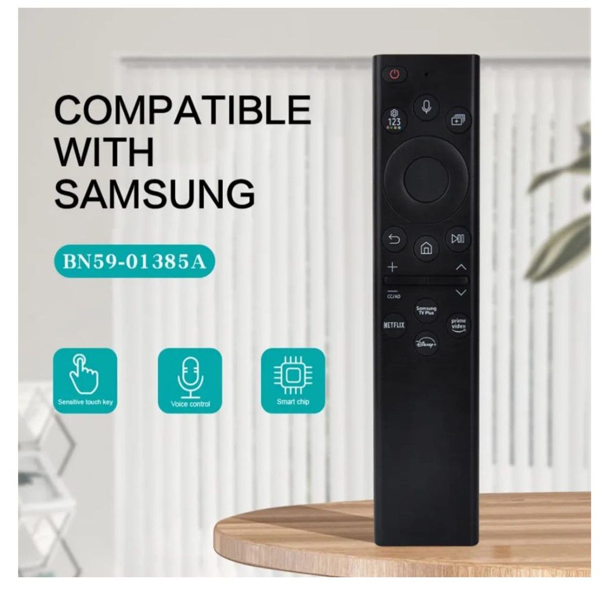 UNIVERSAL - Control Samsung Smart Tv con Voz Modelo: BN59-01385A  2022