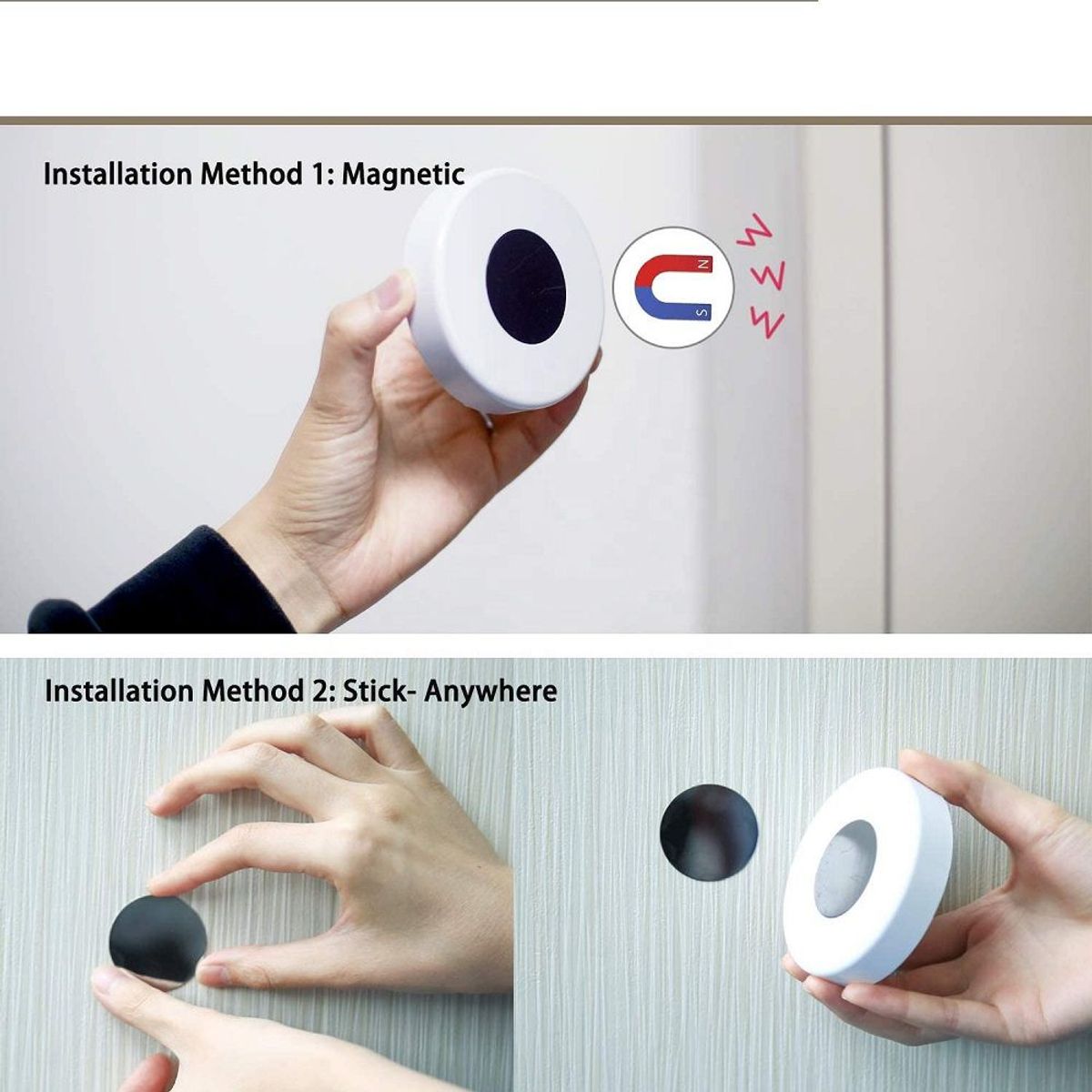 GENERICO - Foco Led con Sensor de Movimiento Recargable USB