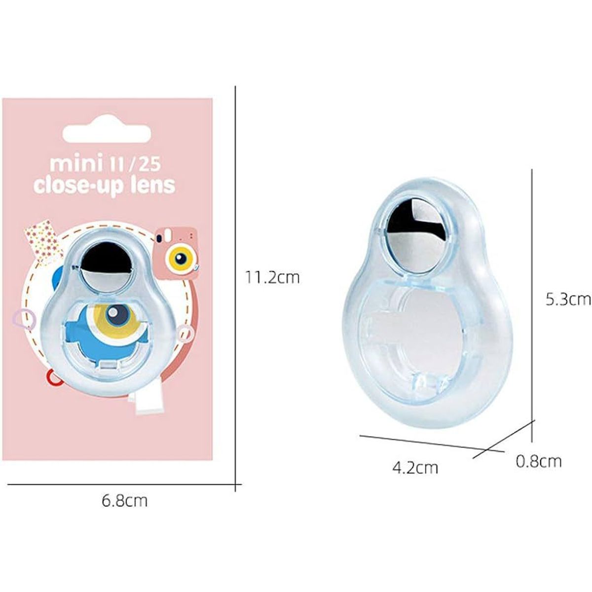 GENERICO - SELFIE PARA CAMARA INSTAX MINI 11 - CELESTE