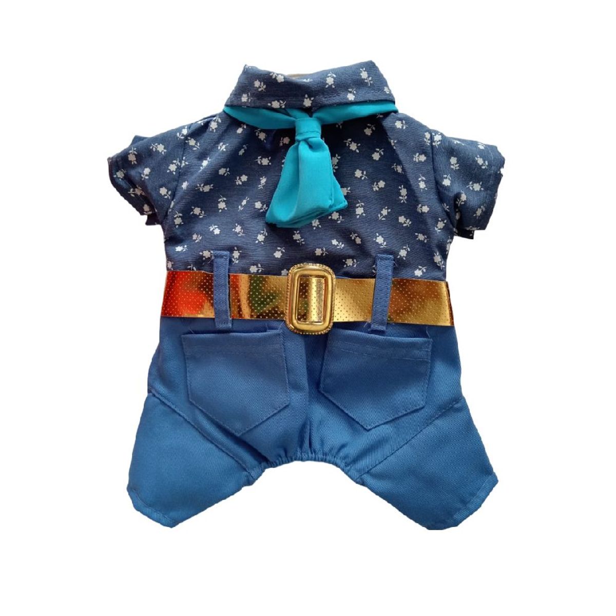 GENERICO - Disfraz para perros y gatos Ken Halloween Talla 4