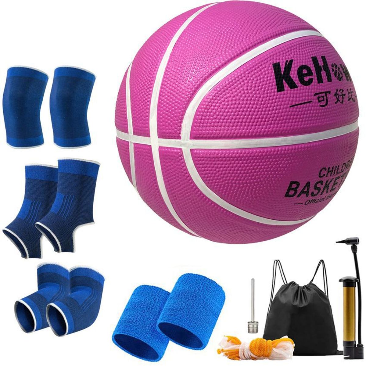 GENERICO - Balón de Baloncesto Tamaño 5 para Interiores y Exteriores