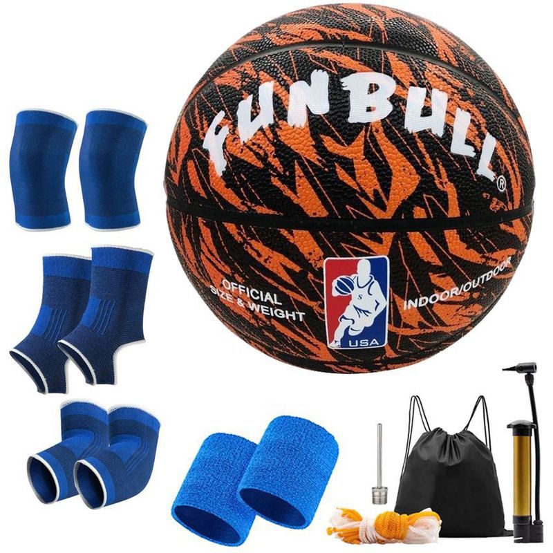 GENERICO - Balón de Baloncesto Tamaño para Interiores y Exteriores