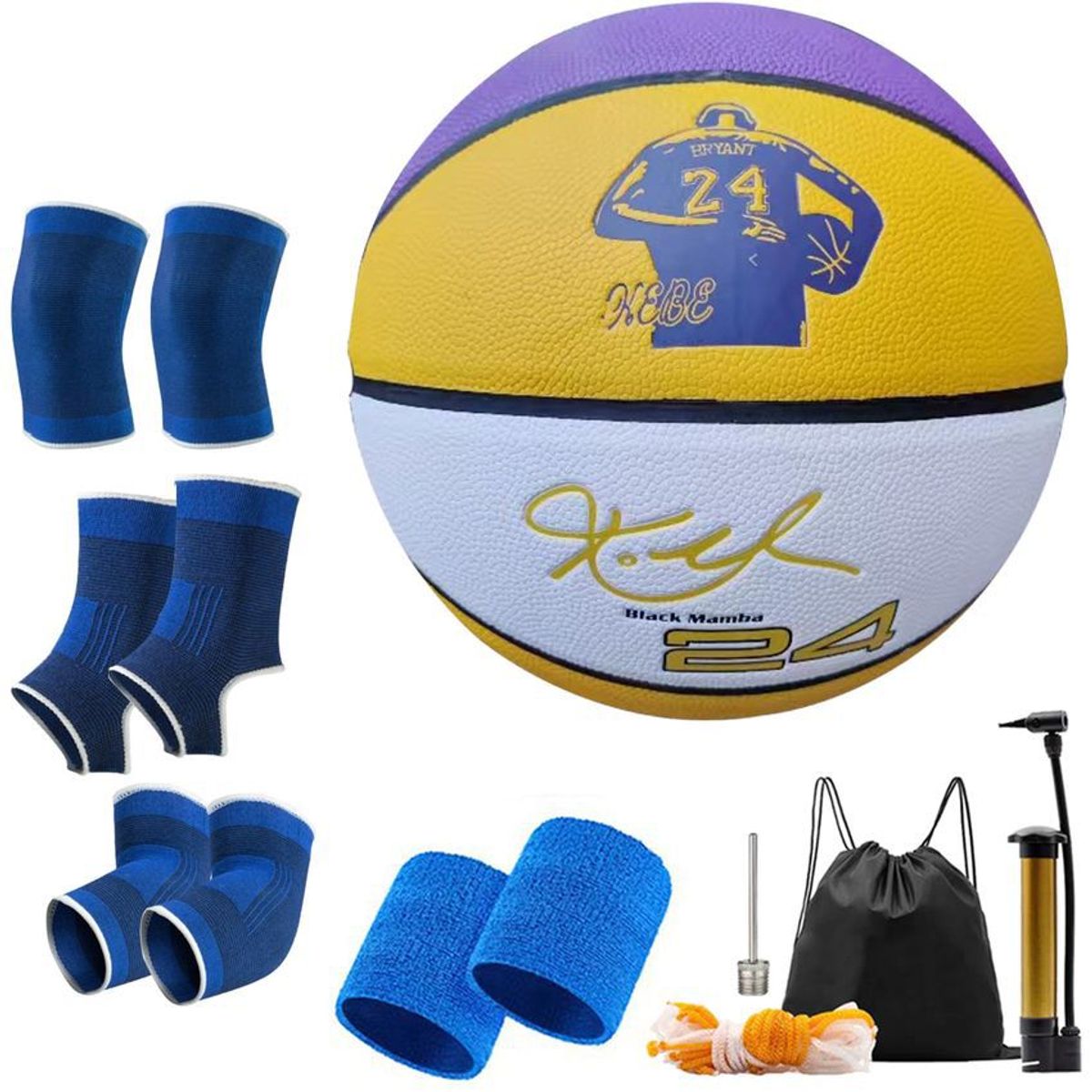 GENERICO - Balón de brillante reflectante de baloncesto luminoso NO.7