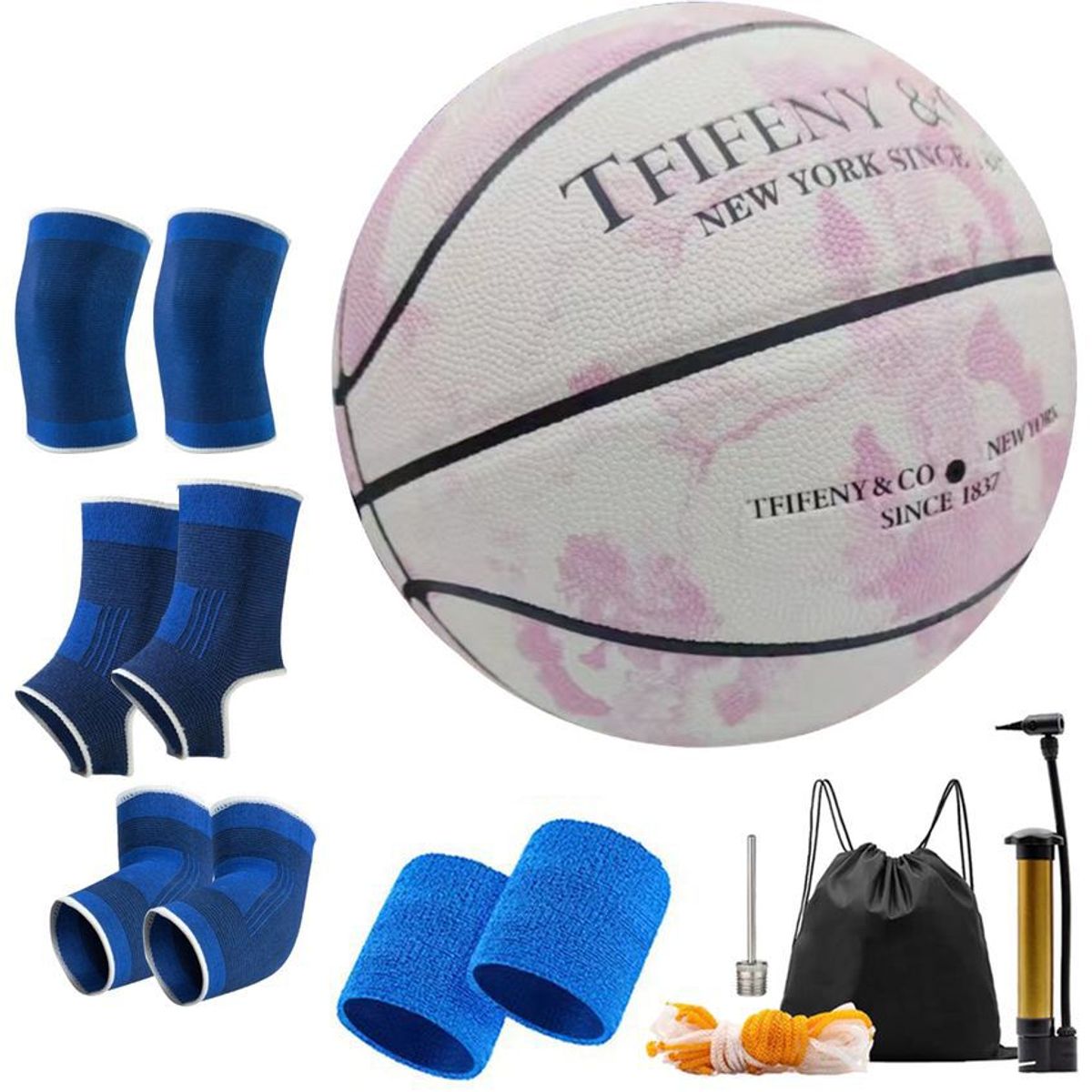 GENERICO - Balón de brillante reflectante de baloncesto luminoso NO.7