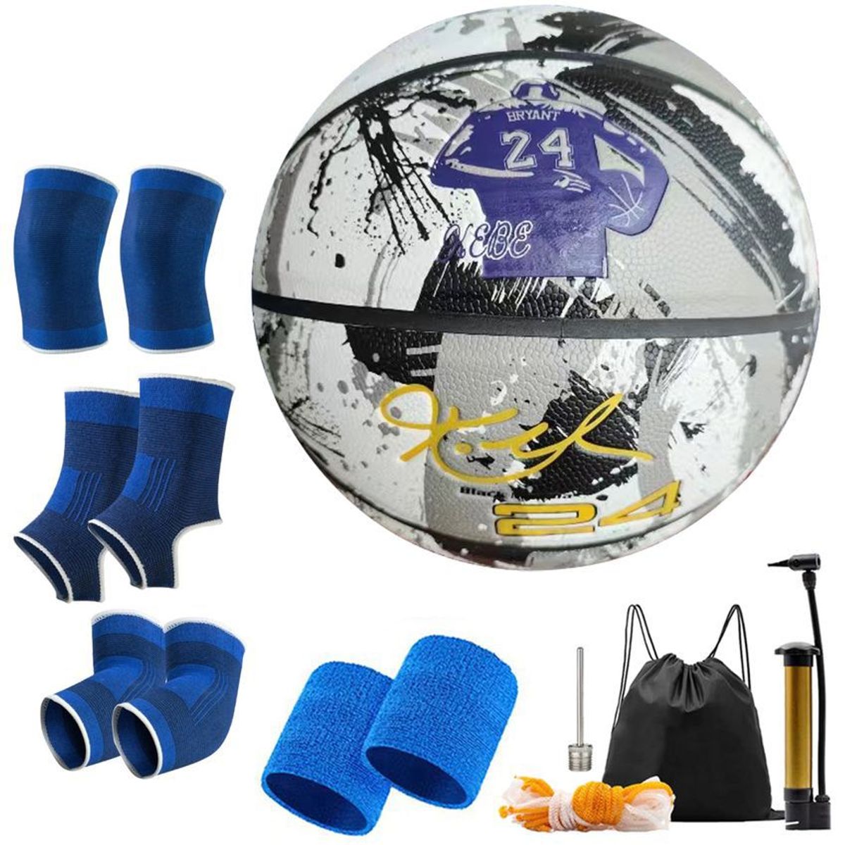 GENERICO - Balón de brillante reflectante de baloncesto luminoso NO.7