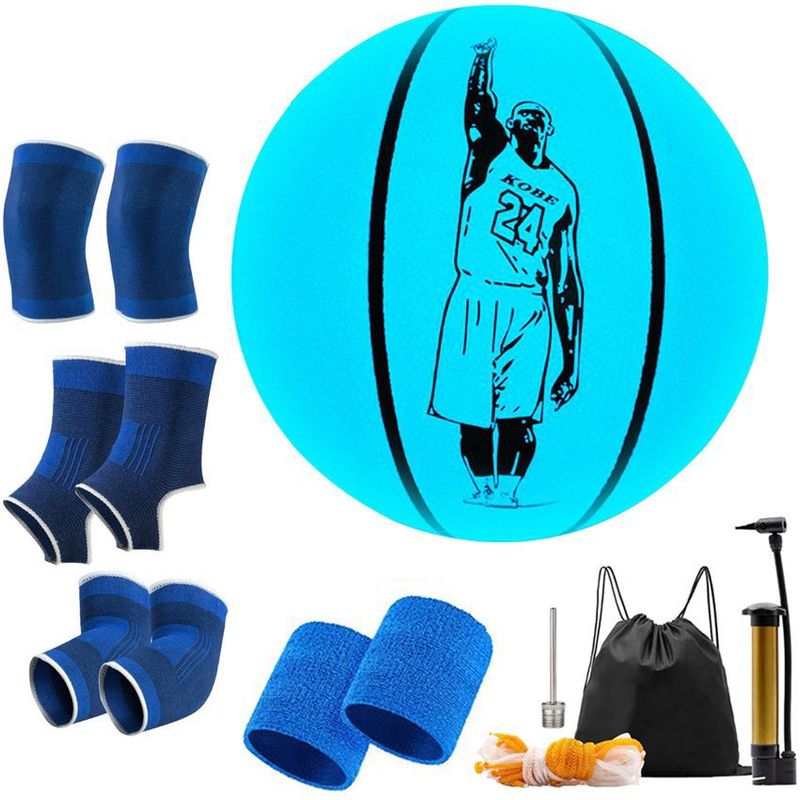 GENERICO - Balón de brillante reflectante de baloncesto luminoso NO.7