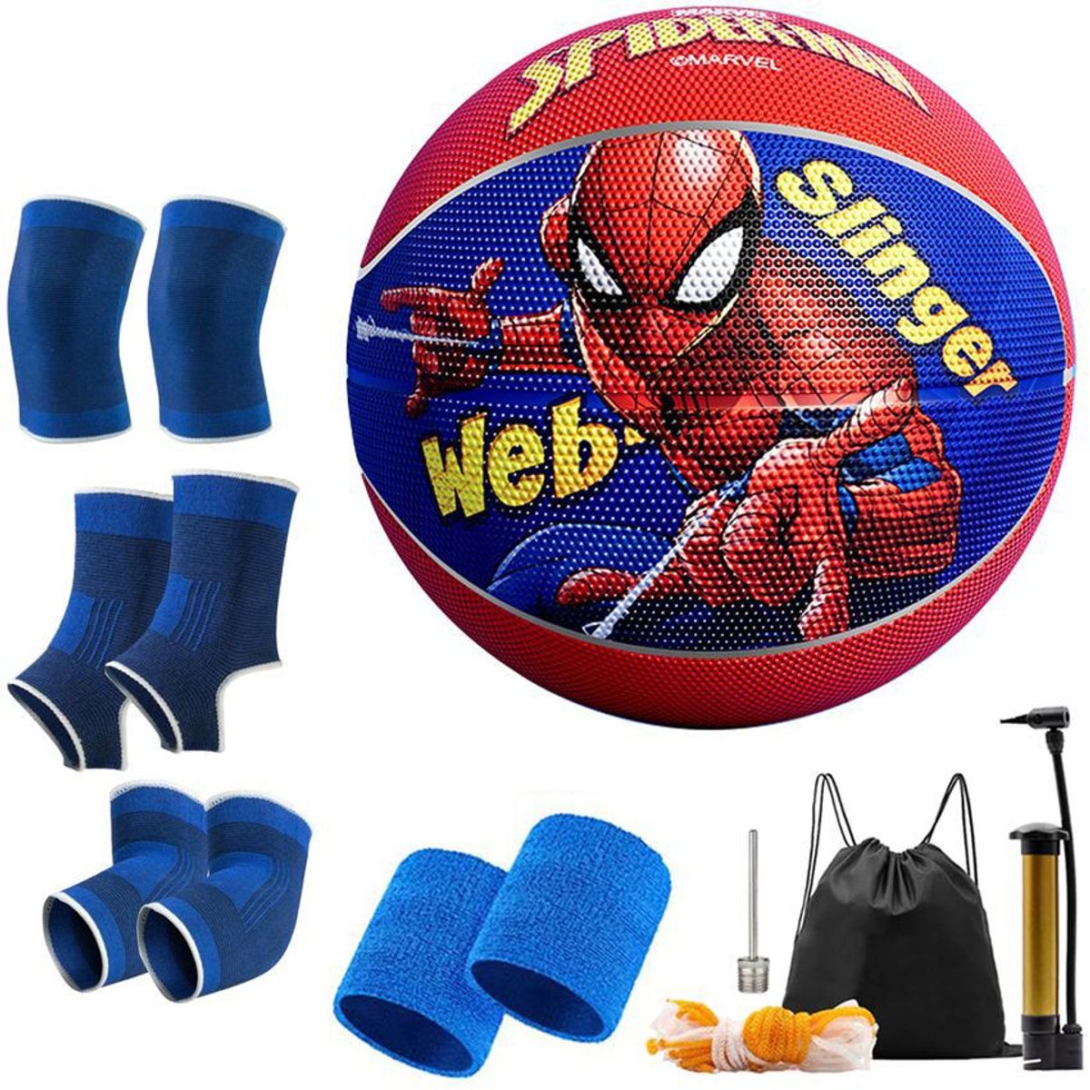 GENERICO - Balón de Baloncesto Tamaño kt para Interiores y Exteriores