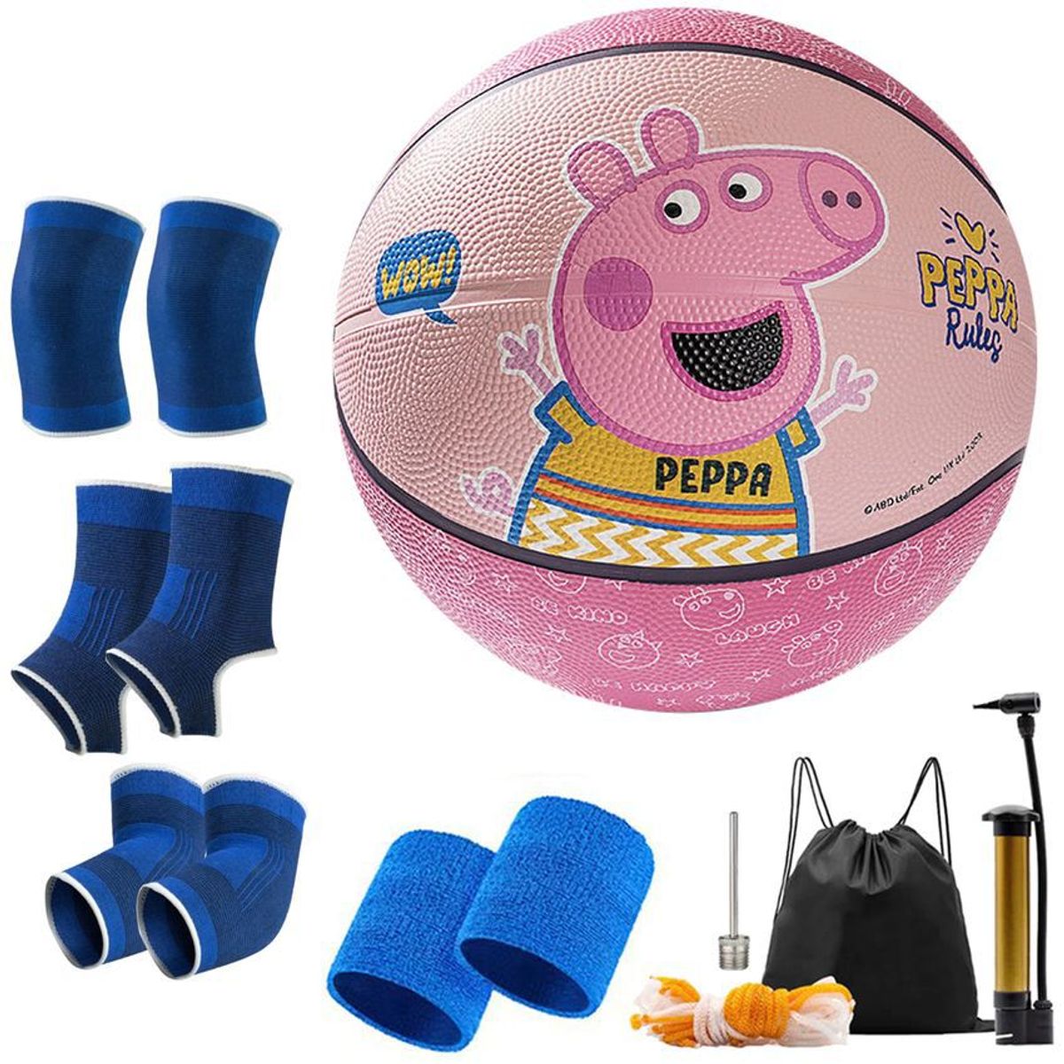 GENERICO - Balón de Baloncesto Tamaño kt para Interiores y Exteriores