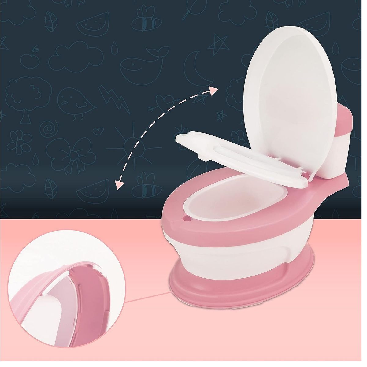 OEM - Asiento Portátil Orinal para Niños Inodoro de entrenamiento