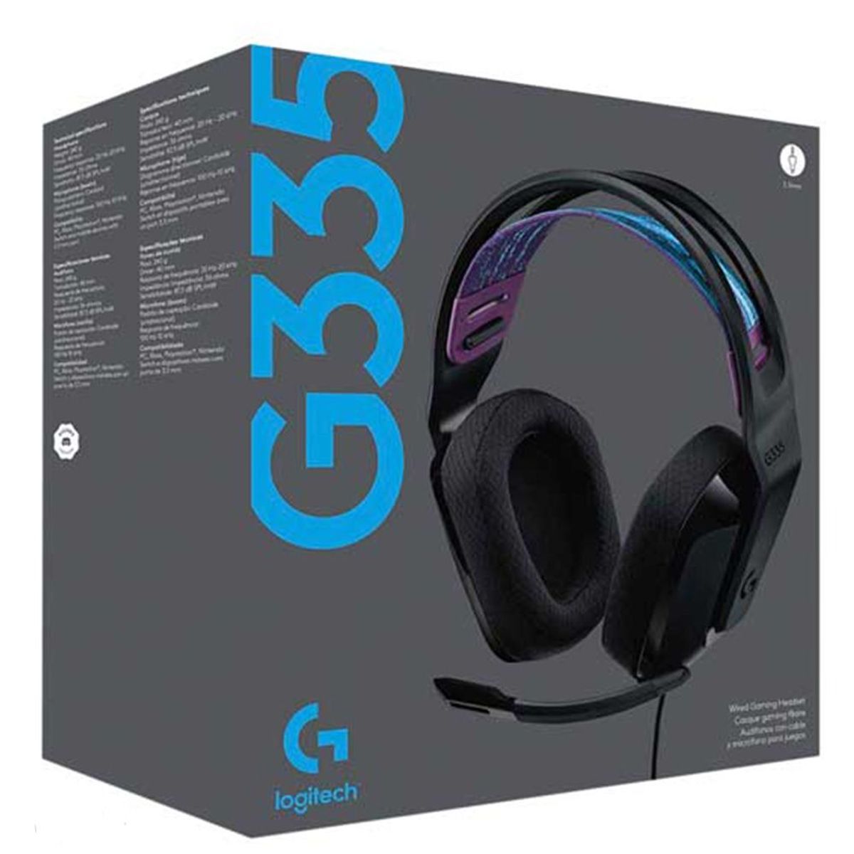 LOGITECH - Audifonos Logitech G335 Negro
