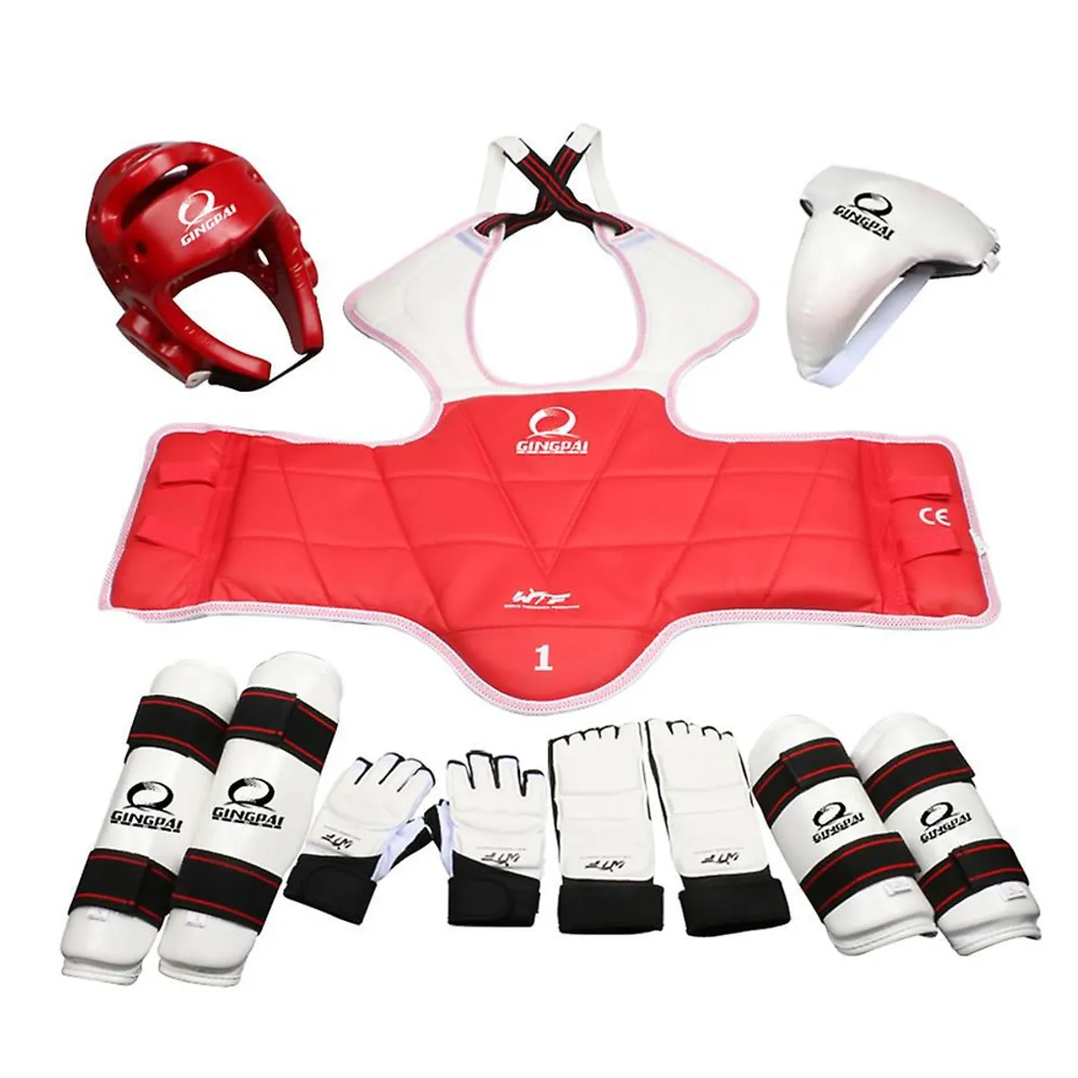 GENERICO - Taekwondo grueso equipo de protección 8pcs conjunto Numero 1