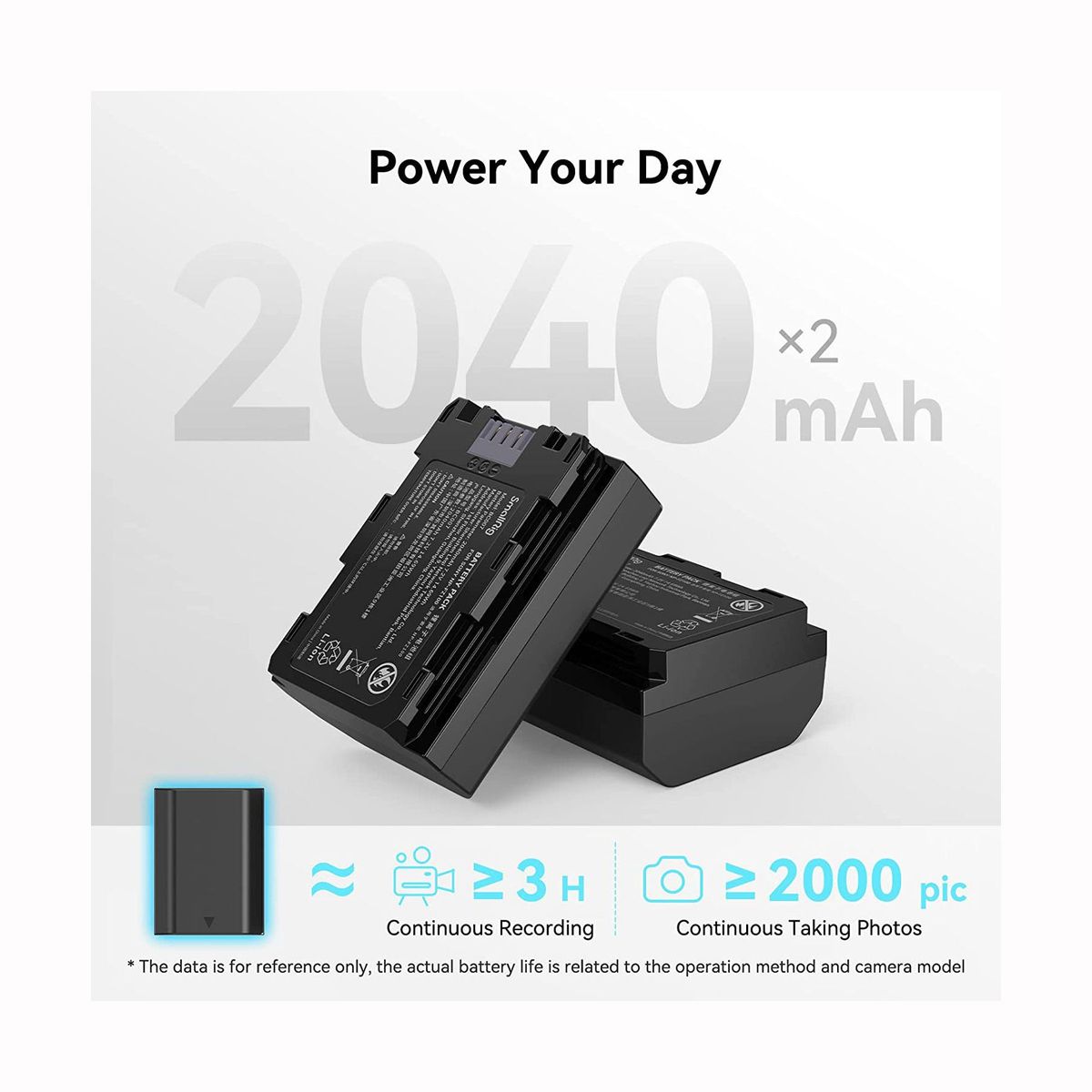 GENERICO - Bateria SmallRig NP-FZ100 Kit + Cargador para Cámaras