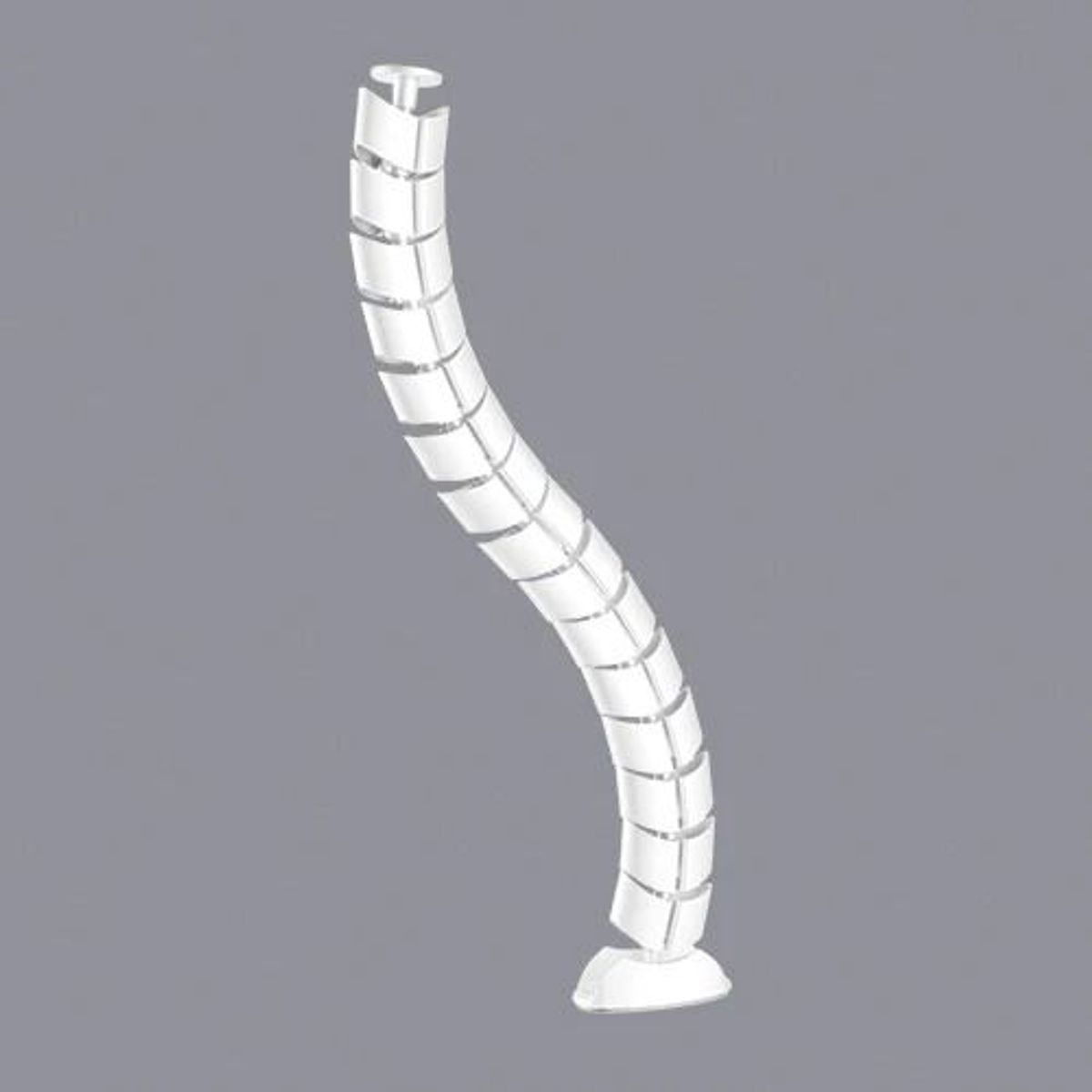 GENERICO - MONTECH - Vértebra Flexible para Organizar Cables  Altura 73cm Blanco