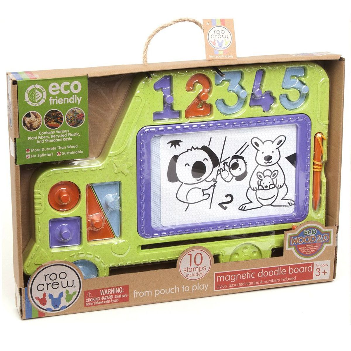 ROO CREW - Juguetes Didacticos Roo Crew Pizarra Didactica Imantada