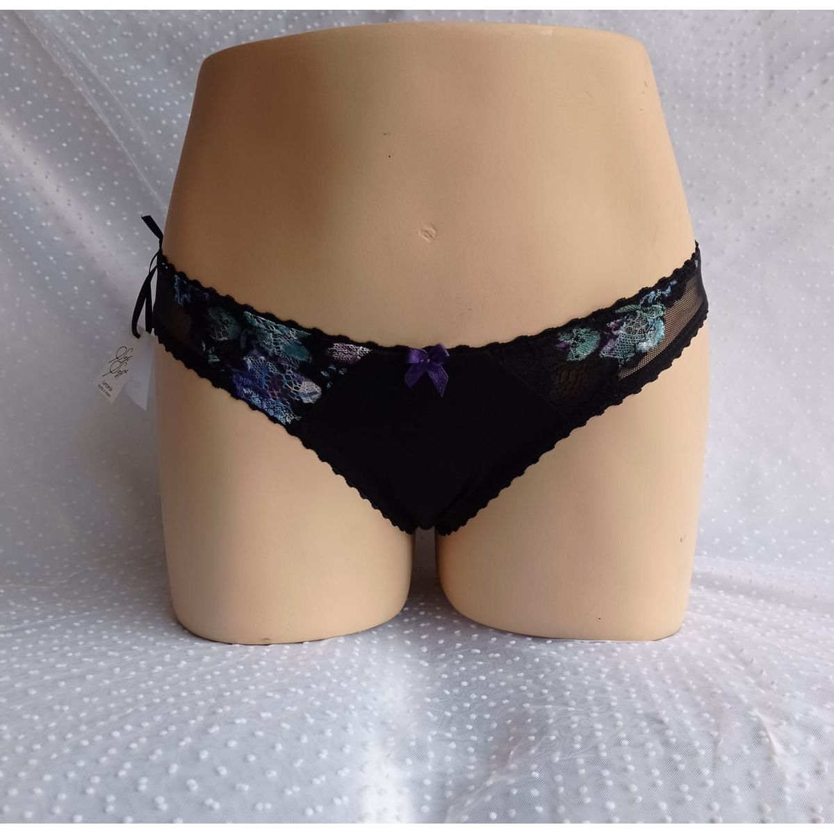 SOFISOFT - Trusa Bikini Alas Sofisoft algodón y encaje colombiano.