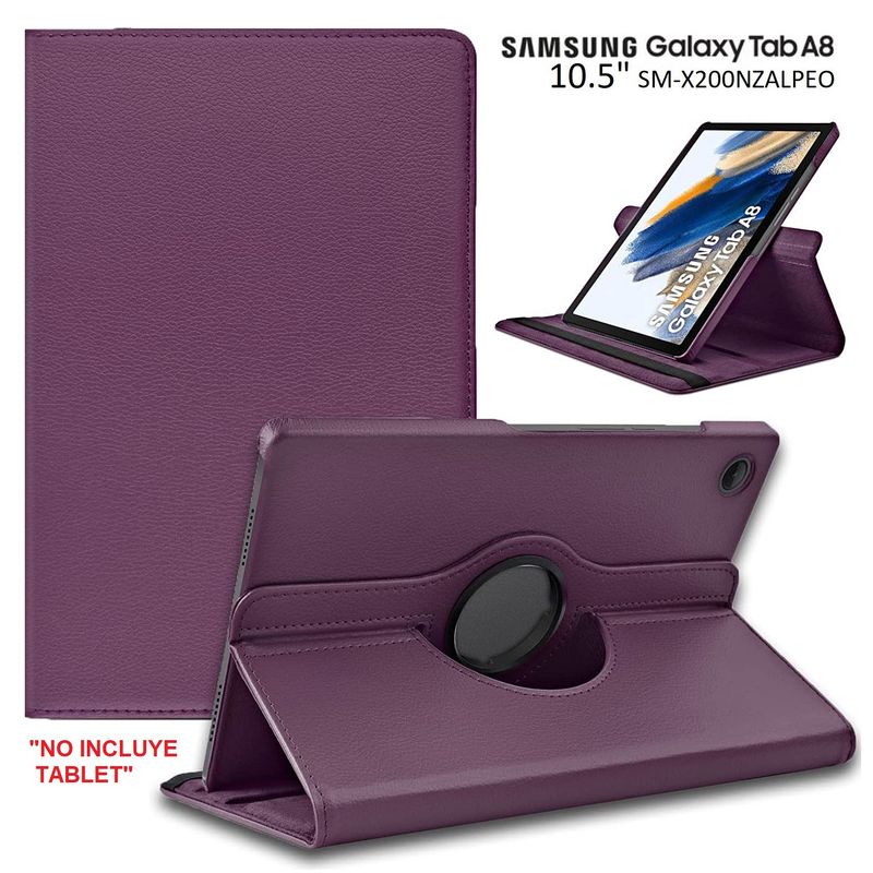 GENERICO - Funda para Samsung Tab A8 105 SM-X200 Case Giratoria 360° Flip Cover