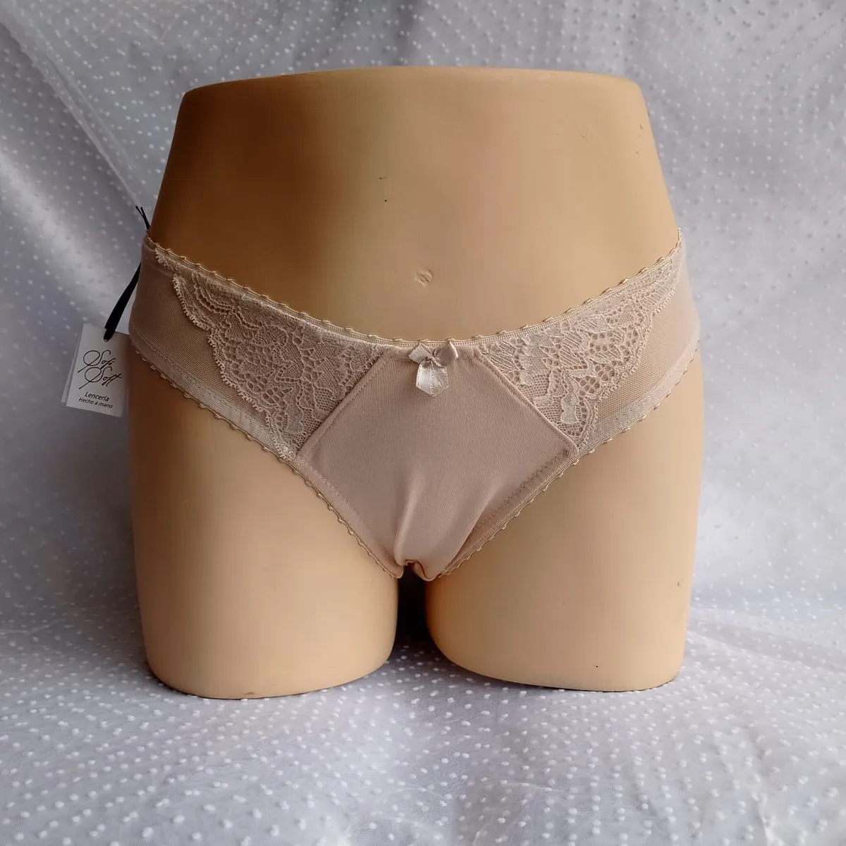 SOFISOFT - Trusa Bikini Alas Sofisoft algodón y encaje colombiano.