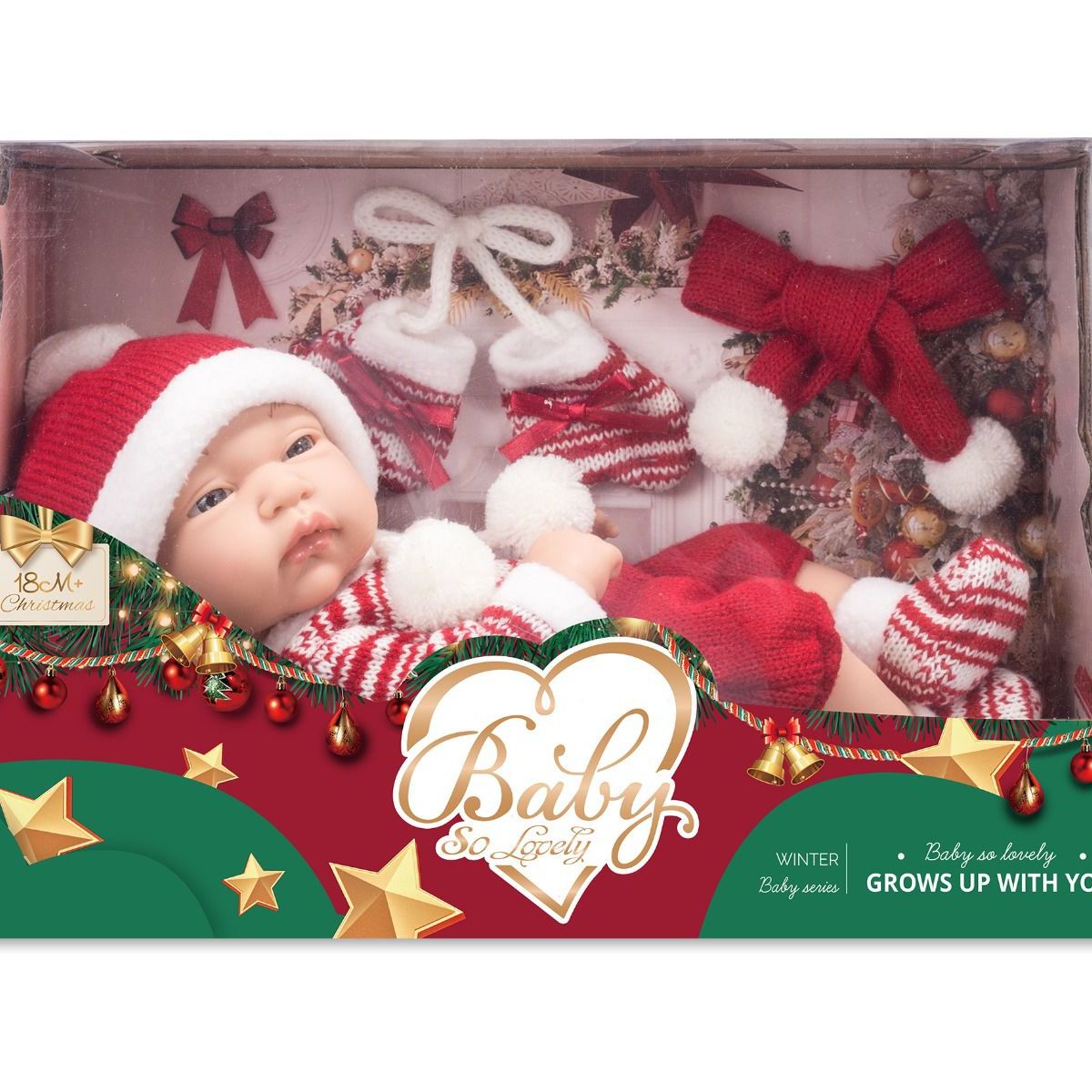 GENERICO - Muñeca Bebe Real Navidad