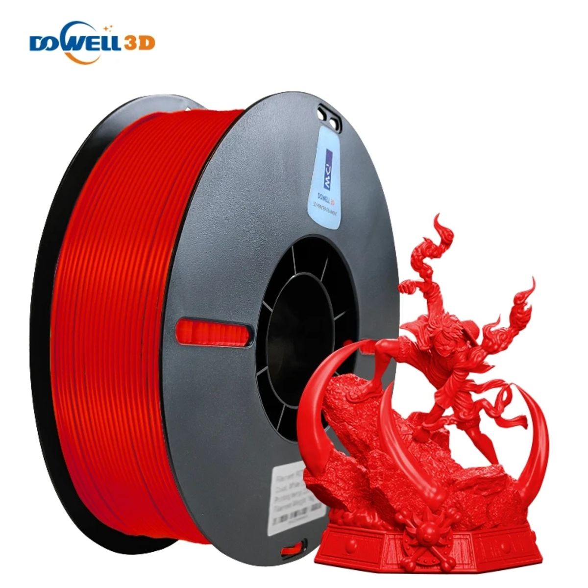 DOWELL - Filamento 3D PLA DOWELL Rojo