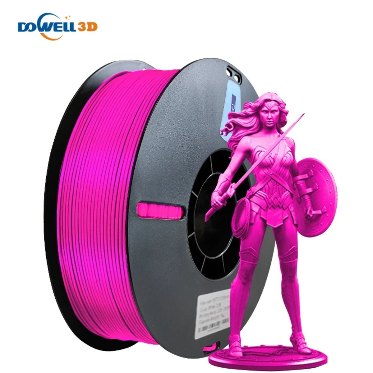 DOWELL - Filamento 3D PLA DOWELL Magenta