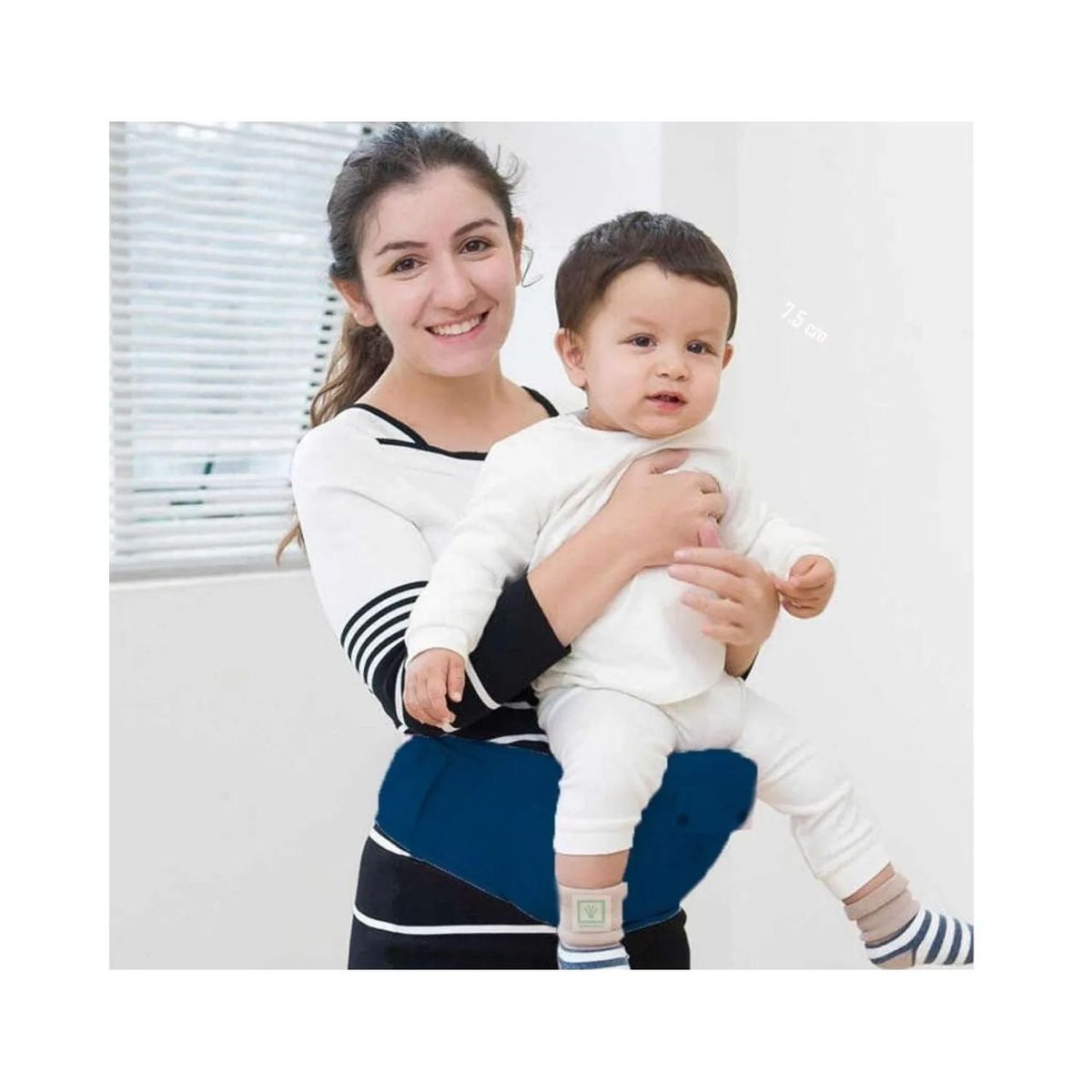 GENERICO - Canguro Para Bebé Ergonómico Ballena 3 en 1 Azul