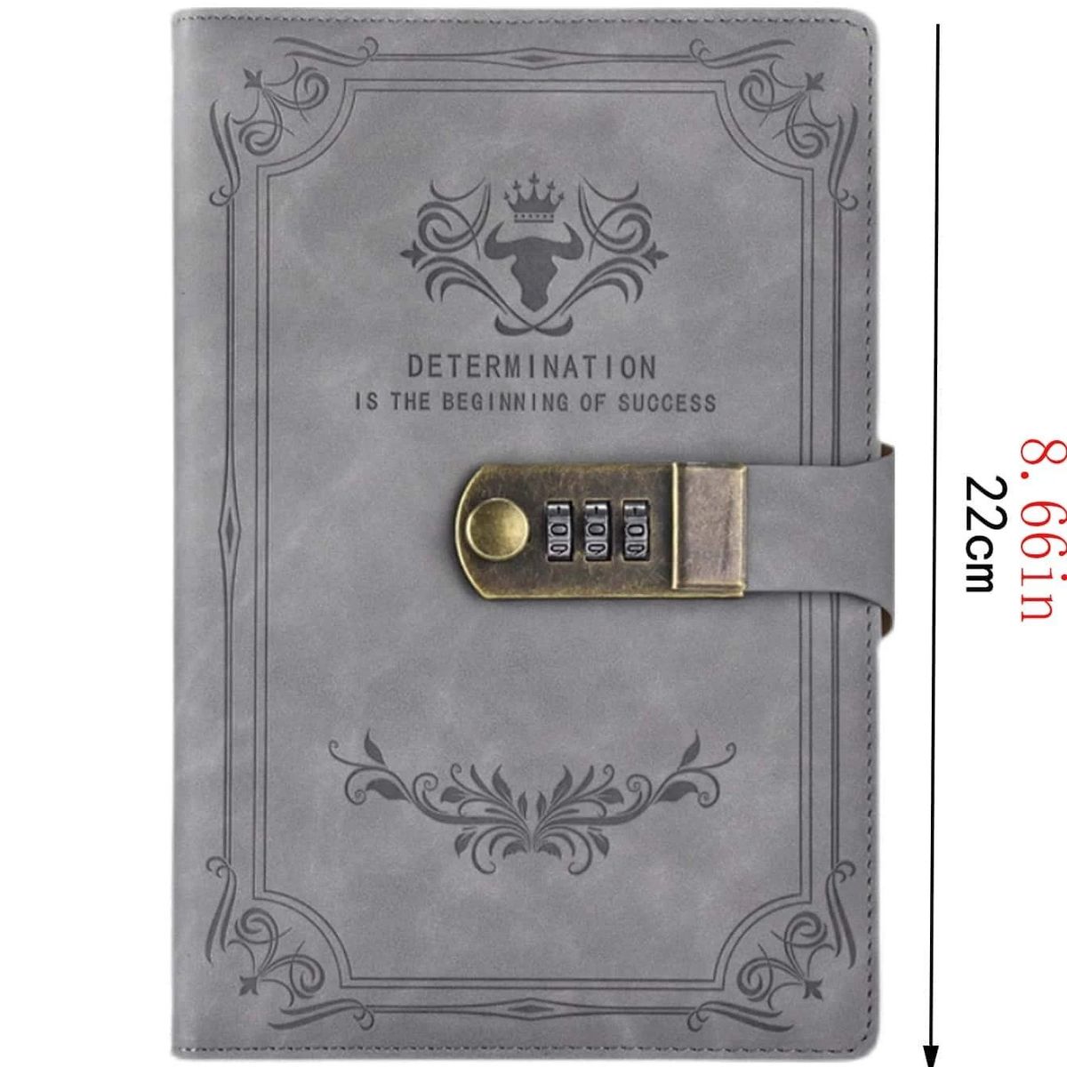 OEM - Agenda Vintage con Clave A5 200 Páginas con Lapicero