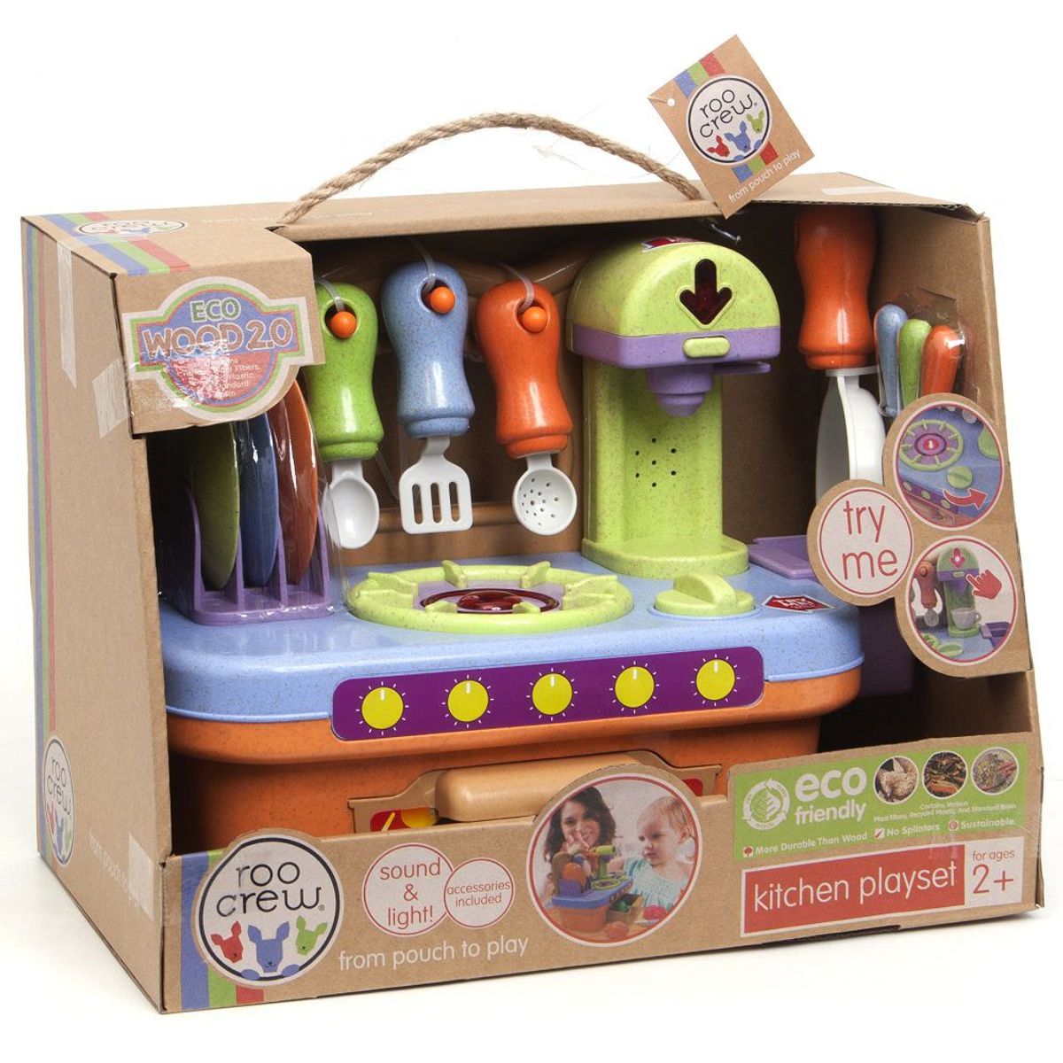 ROO CREW - Playset Roo Crew - Mini Cocina Luces y Sonidos