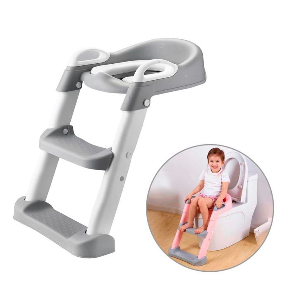 GENERICO - Asiento De Entrenamiento Para Niños con Escalera