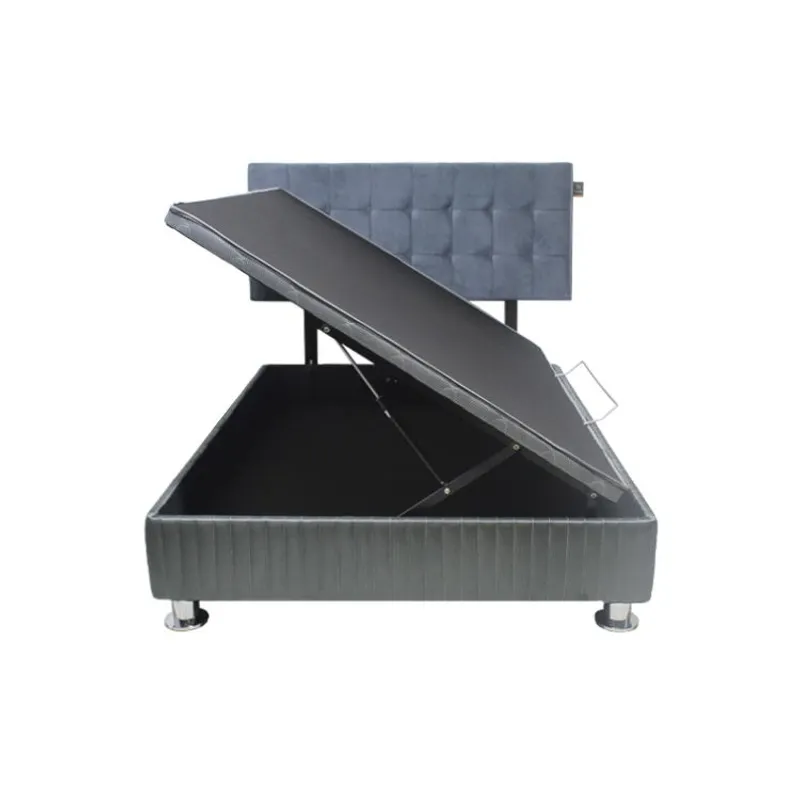 BARAKA HOME - Dormitorio Montana + Cabecera Desmontable Soria 2 plz. -Gris Oscuro