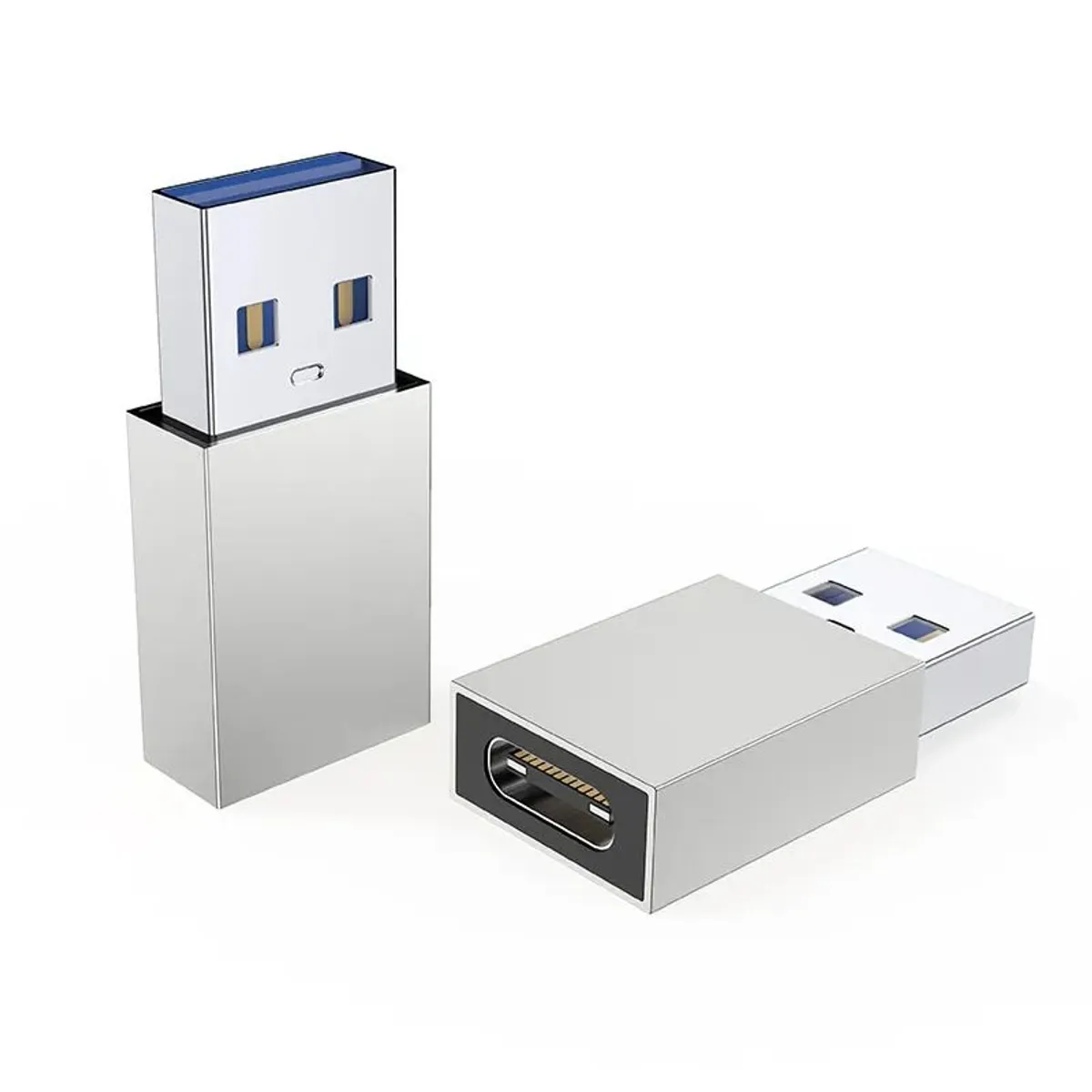 OEM - Adaptador USB OTG TIPO C A USB Compatible con Cualquier Dispositivo