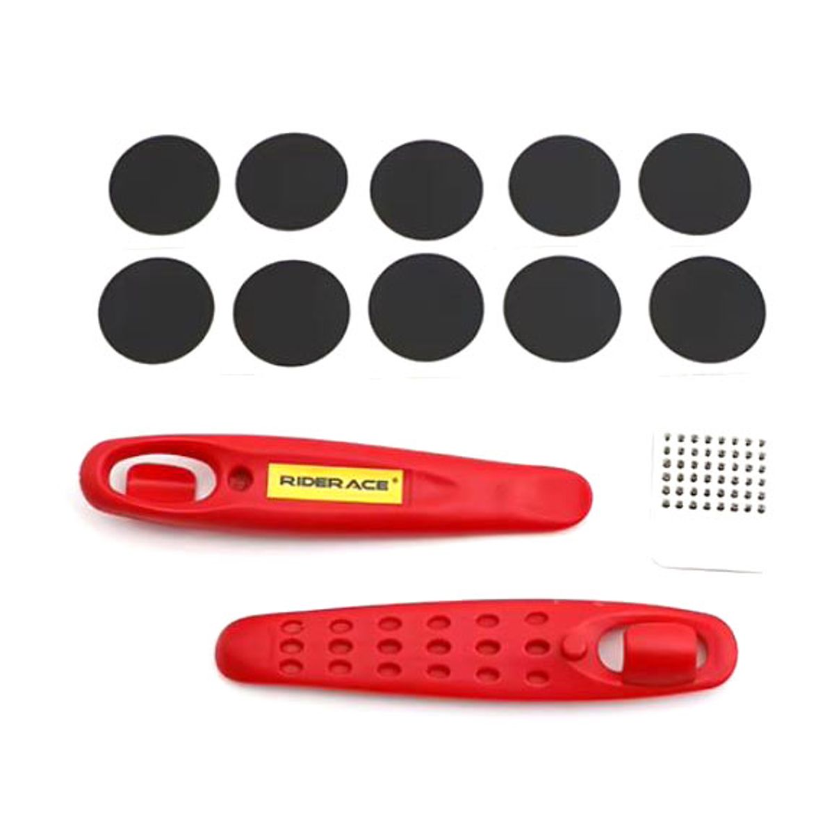 GENERICO - Parches Autodhesivos Para Bicicleta Kit Completo X 10 Unid