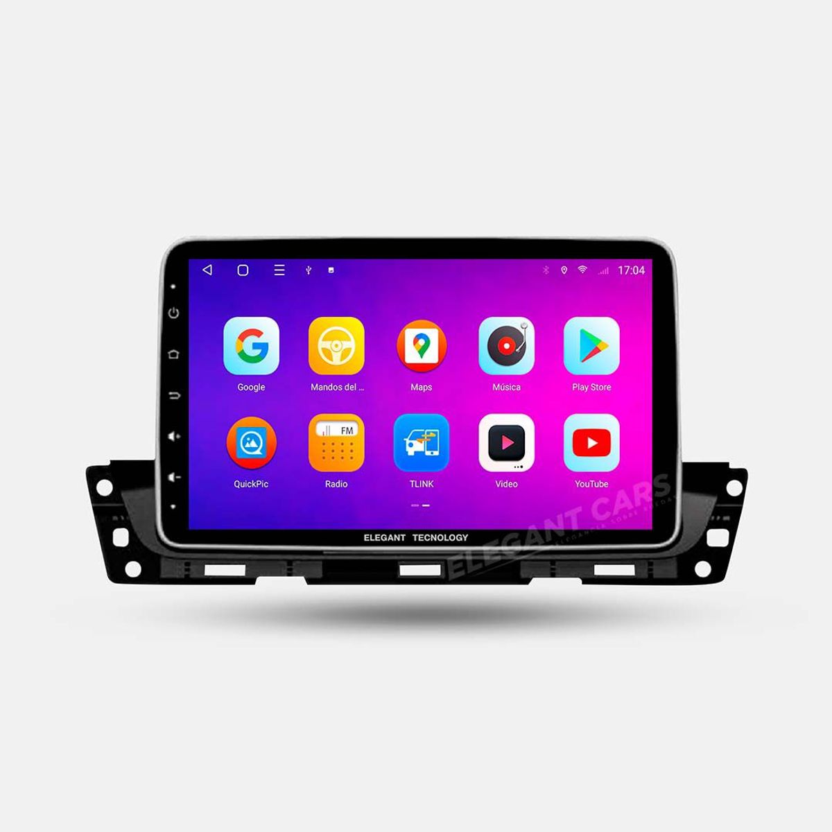 GENERICO - Autoradio Android Elegant Tecnology Chevrolet Captiva 2018 - 2023  4-64Gb 4+64GB 8 Nucleos +Chip