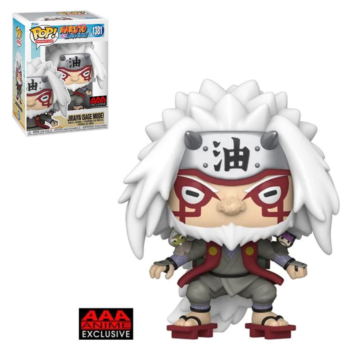 FUNKO - Funko Pop Naruto - Jiraiya Modo Sabio exclusivo AAA Anime 1381