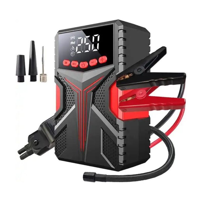 SHEEPBUSTER - Arrancador de Batería 4 en 1 Cargador Luz Led Inflador