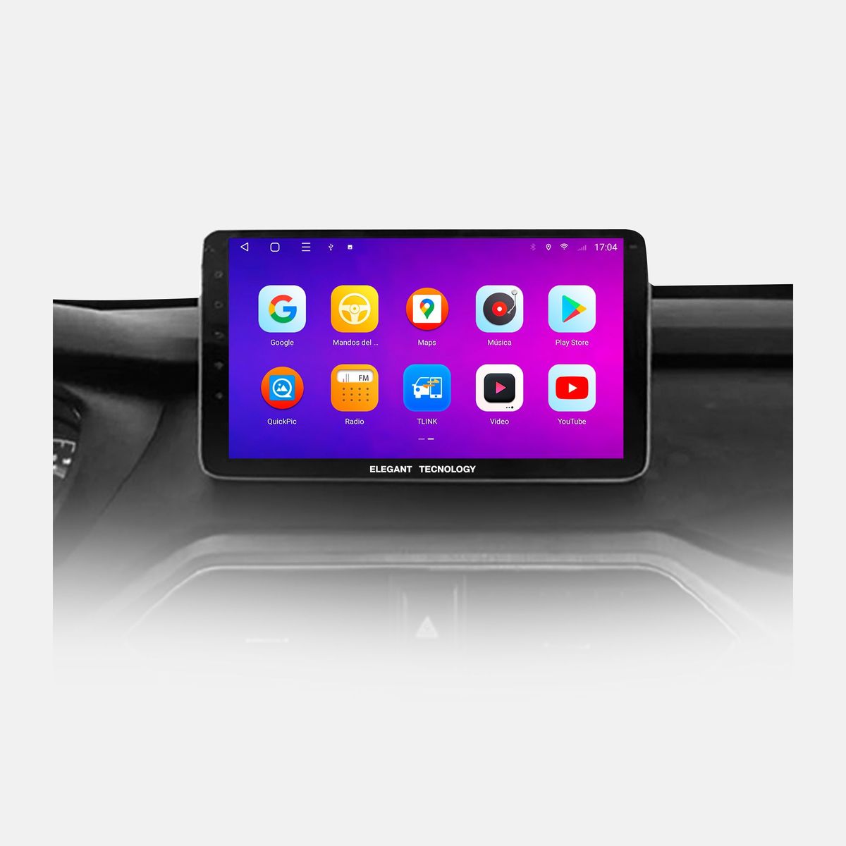 GENERICO - Autoradio Android Elegant Tecnology DFSK Glory560 2018 - 2020  4-64Gb 4+64GB 8 Nucleos +Chip