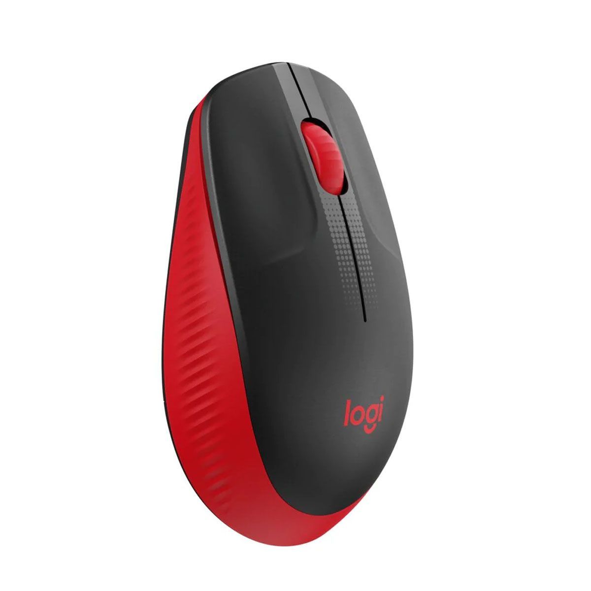 LOGITECH - Mouse Logitech M190 Inalambrico Full-Size Rojo