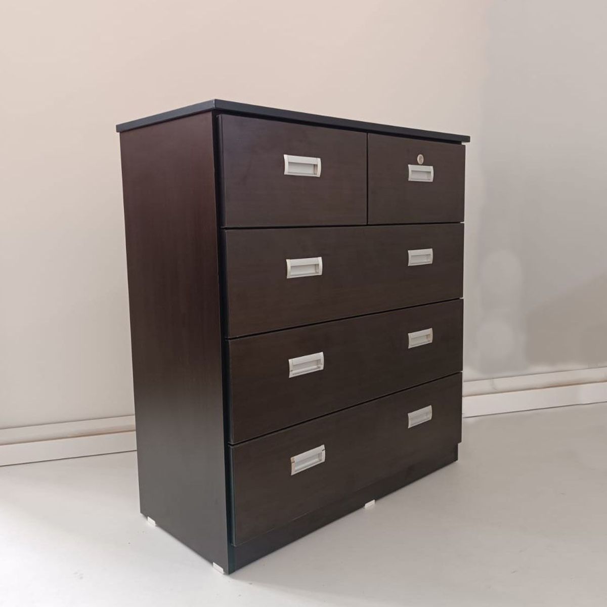 GENERICO - COMODA DE 90CM COLOR WENGUE CLARO