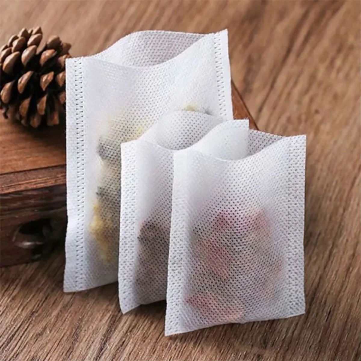 LA SEMILLITA PERUANA - 100 Filtrante tela no tejida sin hilos 6x8 cm