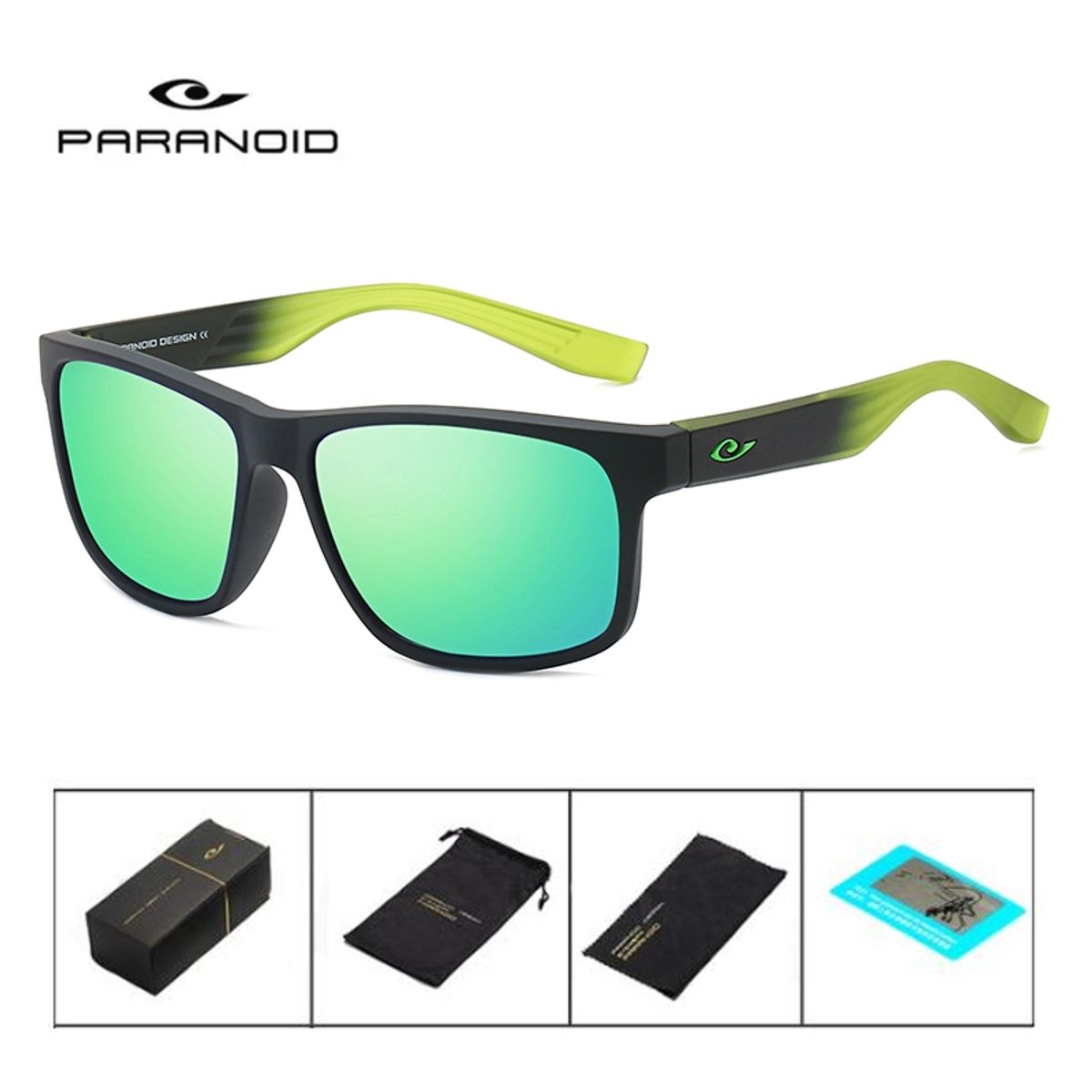 GENERICO - Lentes de Sol PARANOID - Polarizados - UV400 - Verde