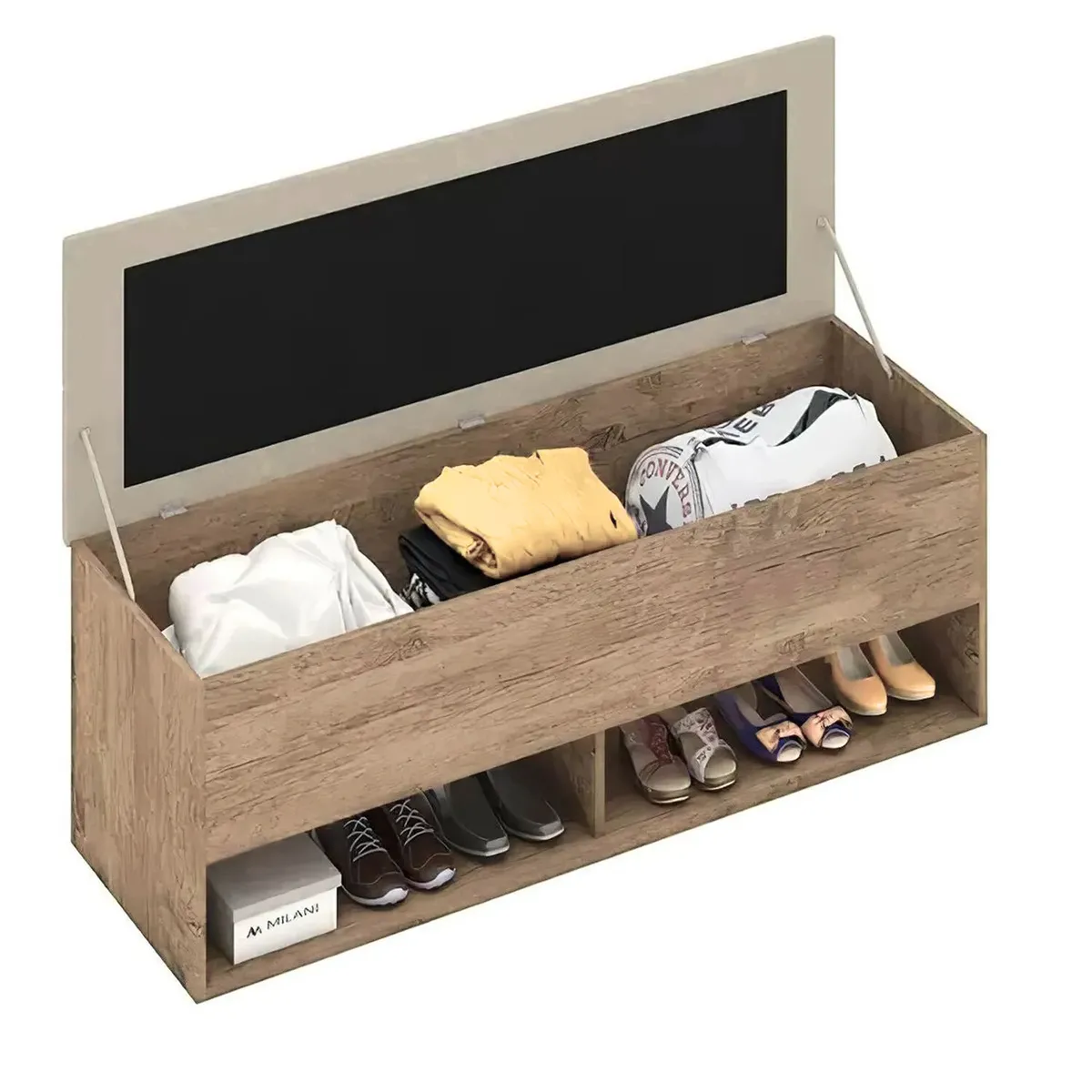 GENERICO - Zapatera Baúl Bonnie Ruta81 Color Duna