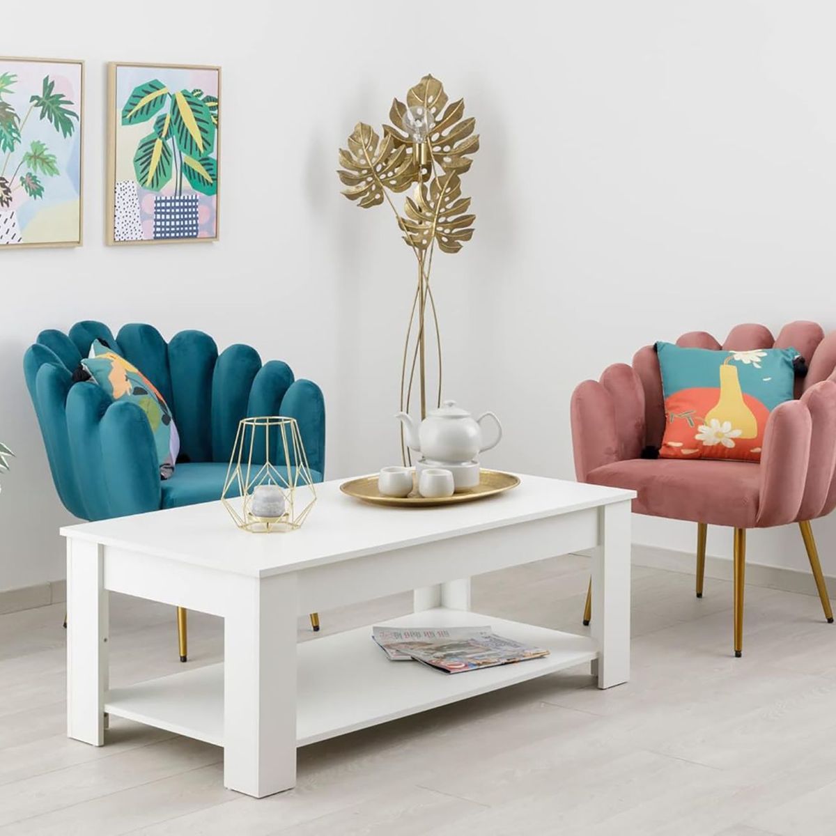 VILLA HOGAR - Mesa de centro Amber - Villa Hogar