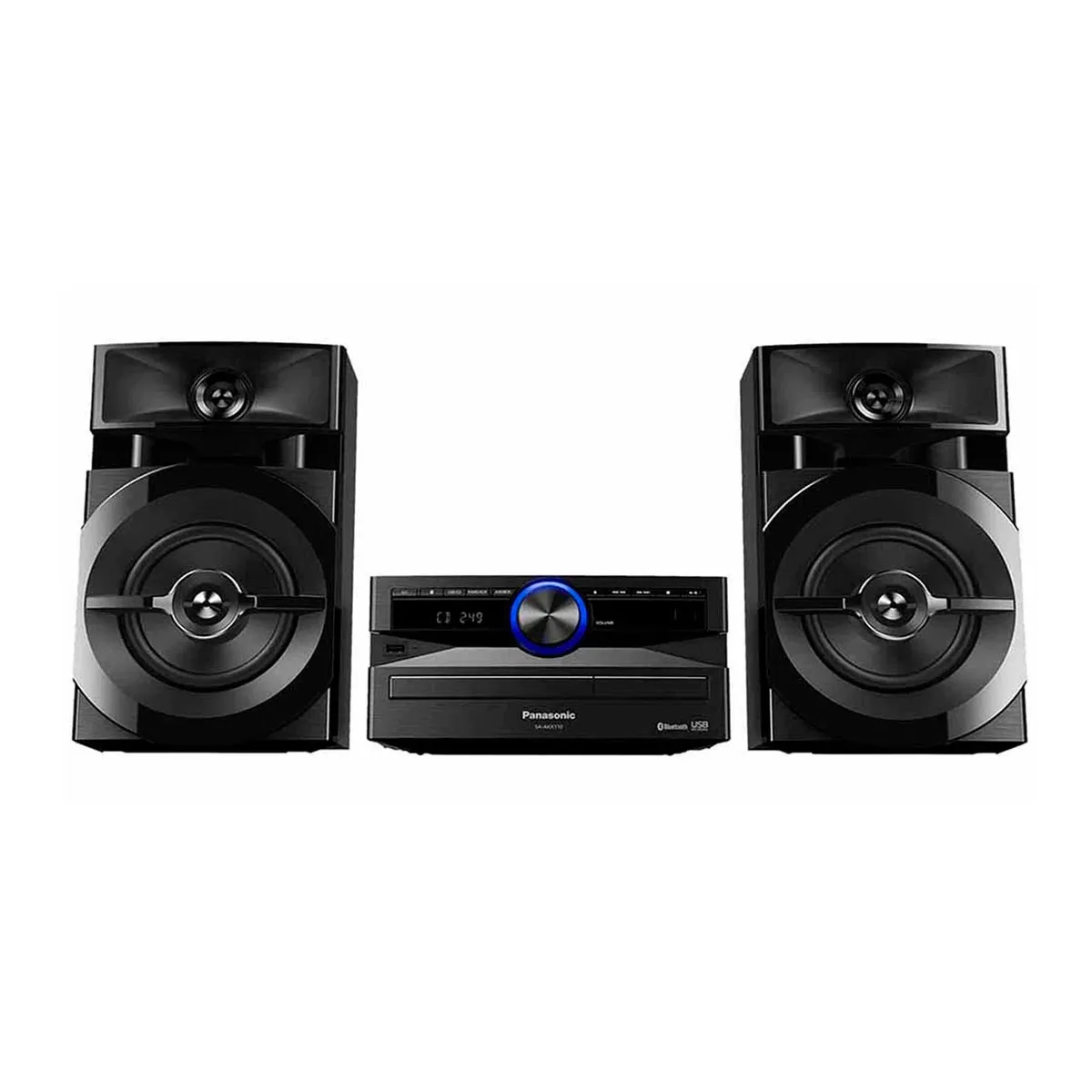 PANASONIC - Minicomponente PANASONIC SC-AKX110PSK 300W iluminación woofer 13 cm