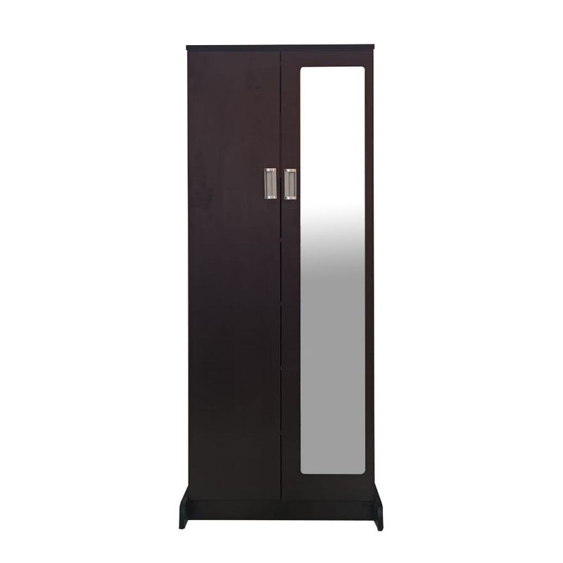 GENERICO - ZAPATERA 2 PUERTAS COLOR WENGUE CLARO