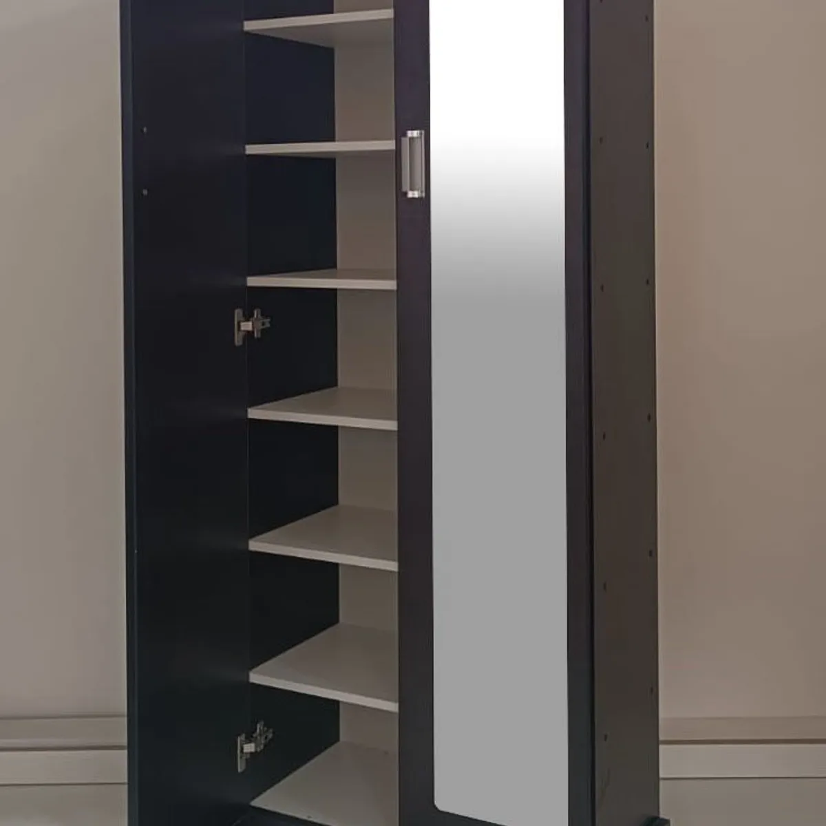 GENERICO - ZAPATERA 2 PUERTAS COLOR WENGUE CLARO