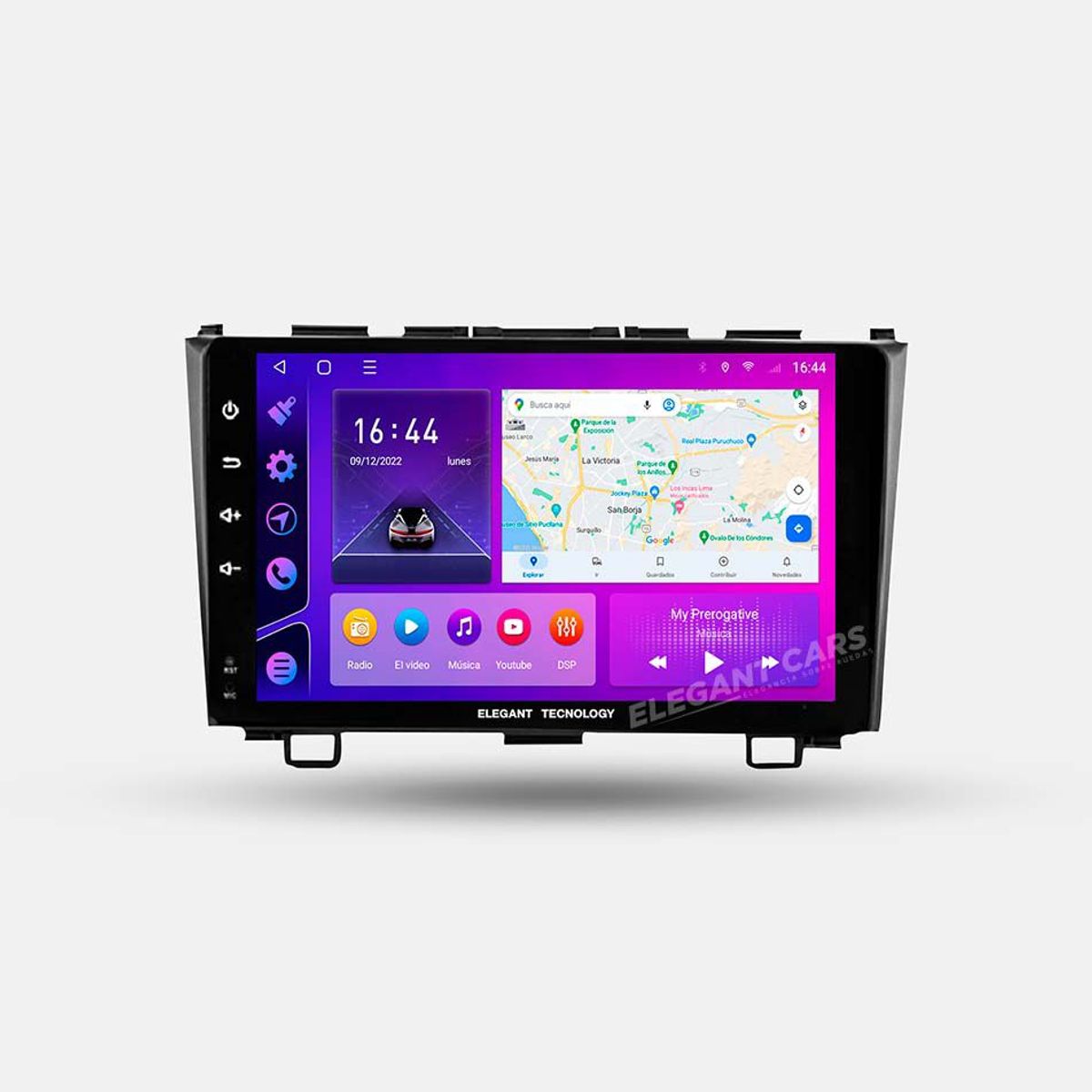 GENERICO - Autoradio Android Elegant Tecnology honda crv 2008-2011 4-64Gb 4+64GB 8 Nucleos +Chip