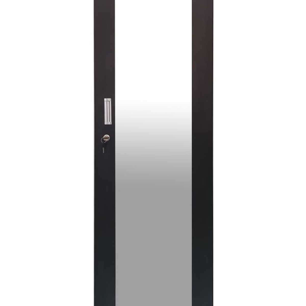 GENERICO - ZAPATERA CON ESPEJO COLOR WENGUE