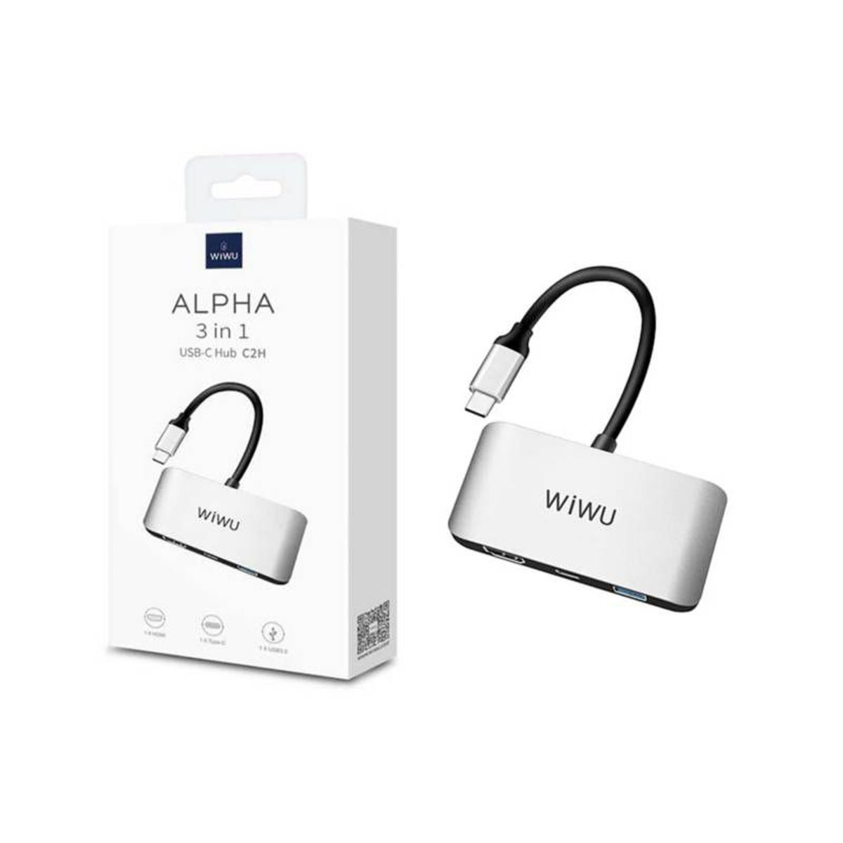 WIWU - ADAPTADOR WIWU ALPHA 3 EN 1