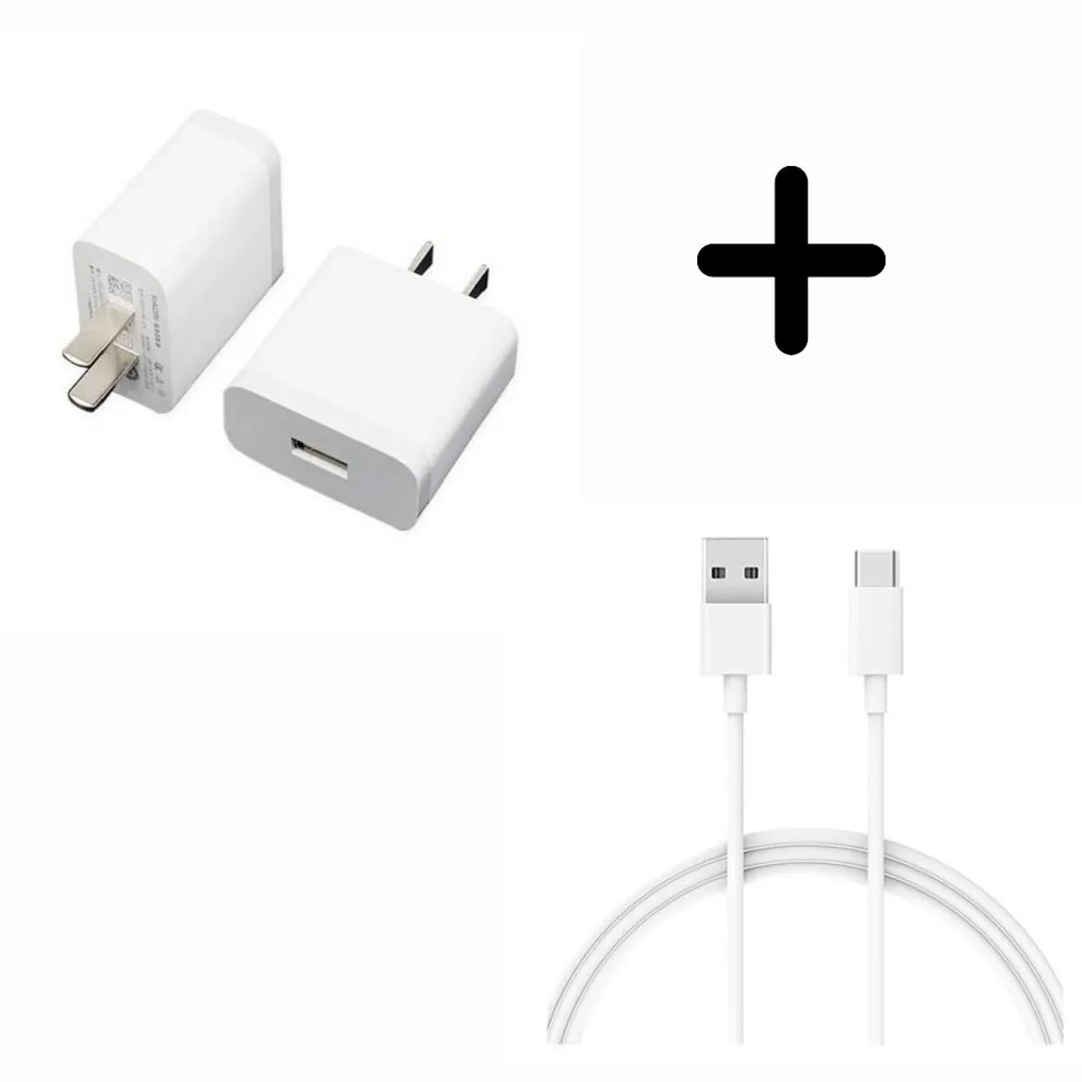 XIAOMI - Adaptador Xiaomi 18W  Cable Xiaomi Usb a Tipo C - Original