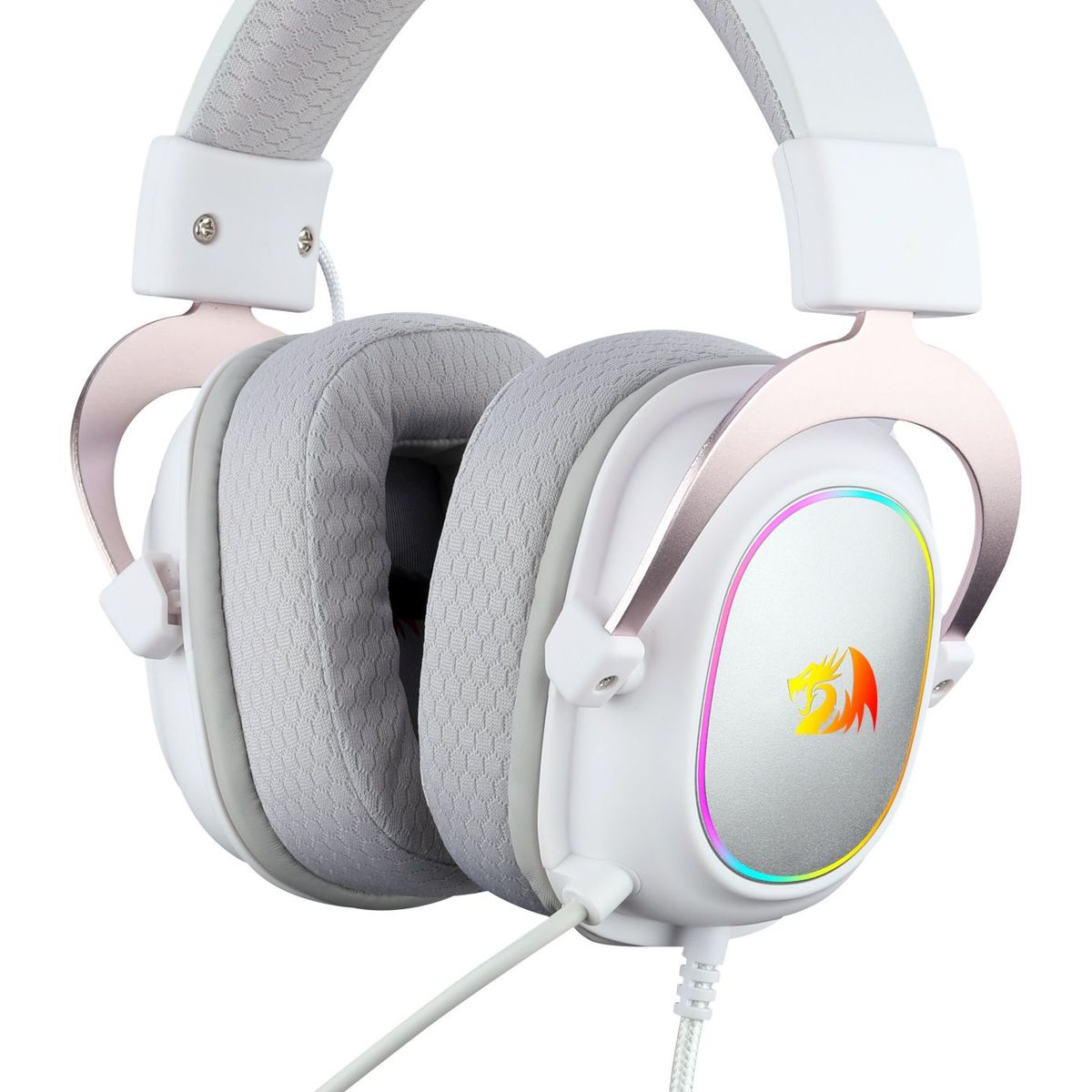 REDRAGON - Audífonos Gamer Redragon Zeus X H510w-rgb 7.1 Virtual White