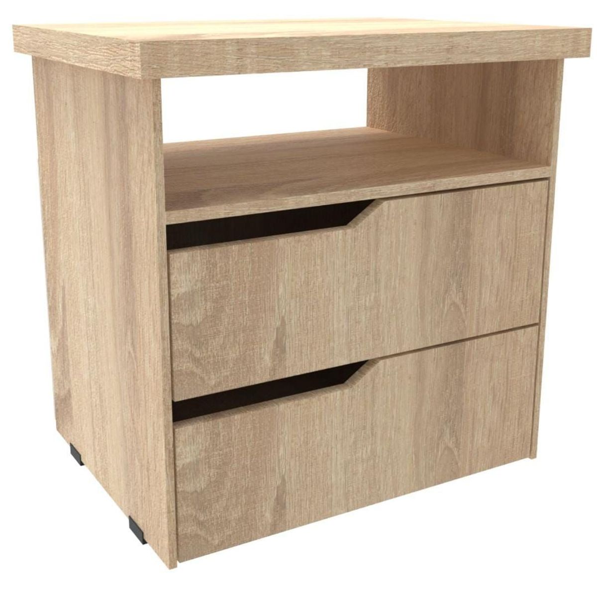 NACION MUEBLES - Velador Bea 2 cajones